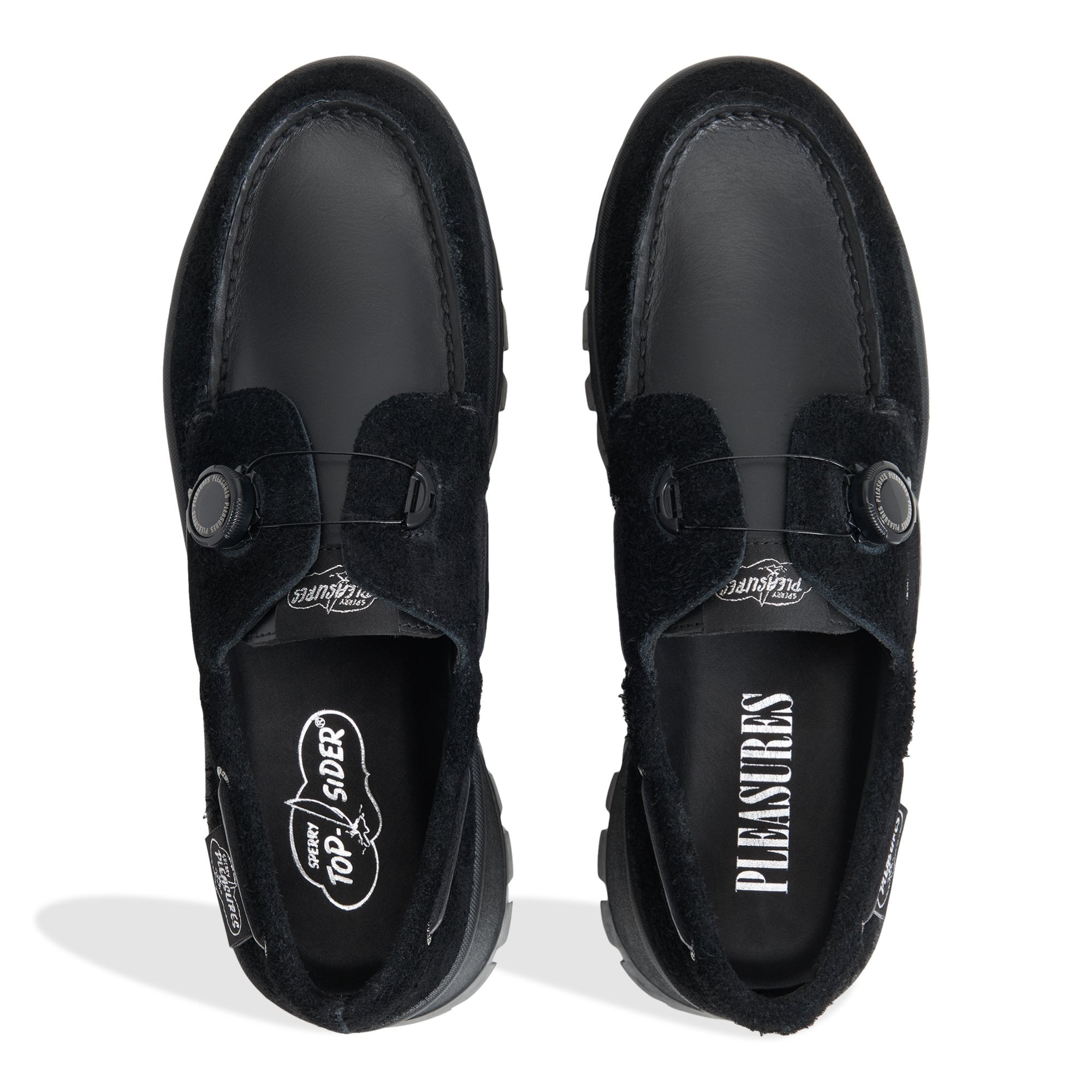 レア物 VIBRAM PLEASURE STS24914 Sperry x Pleasures 3-Eye Vibram 