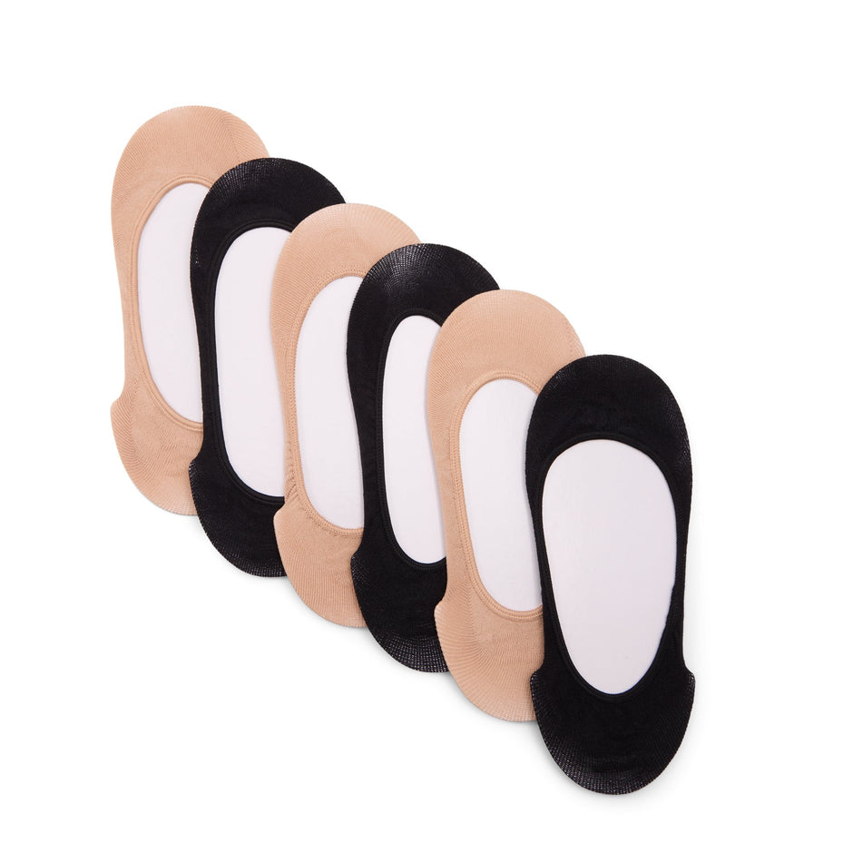 Ladies 6-Pack Micro Line Socks