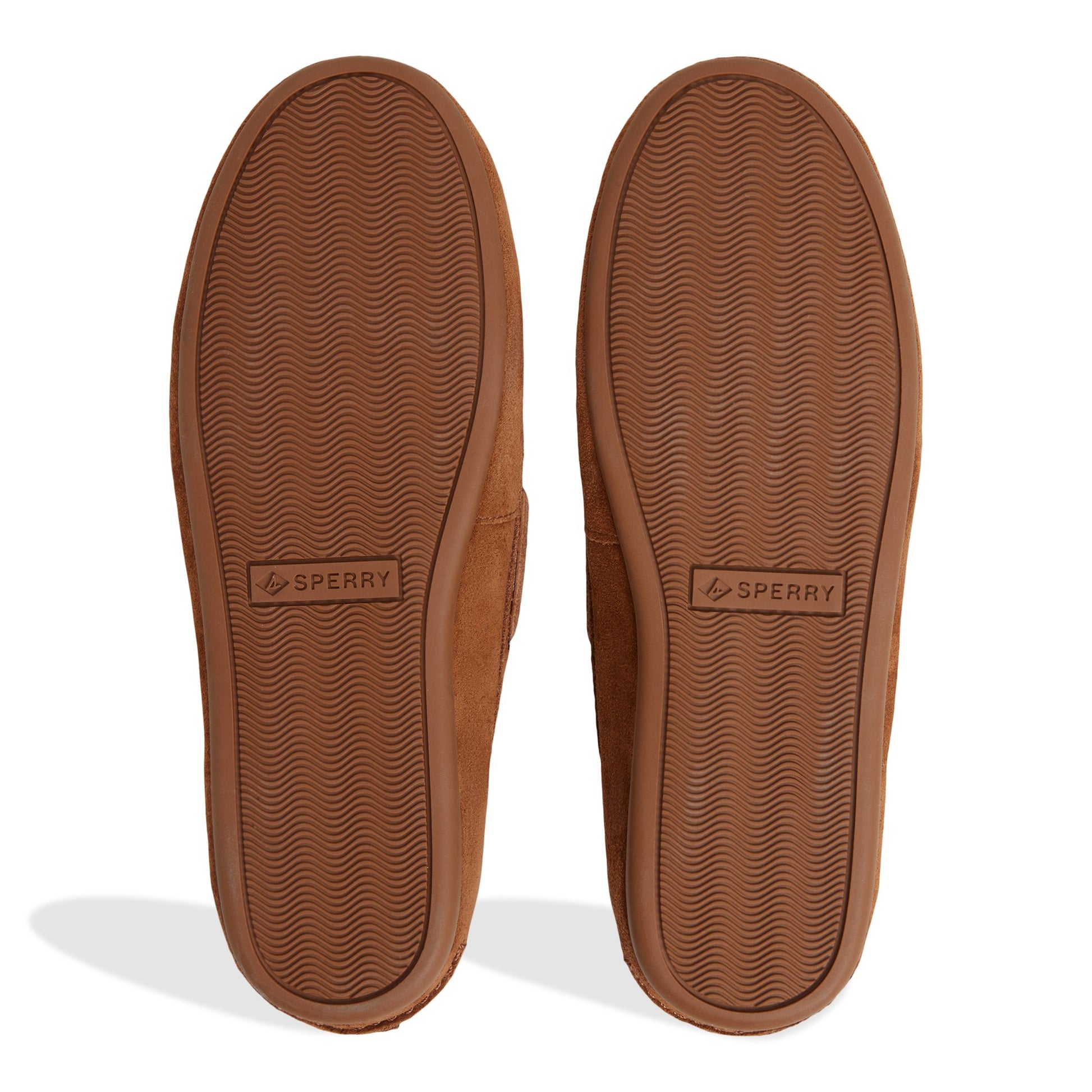 Close-up of the Brown Sperry x Aritzia Slim Boat Shoe Boat Shoe