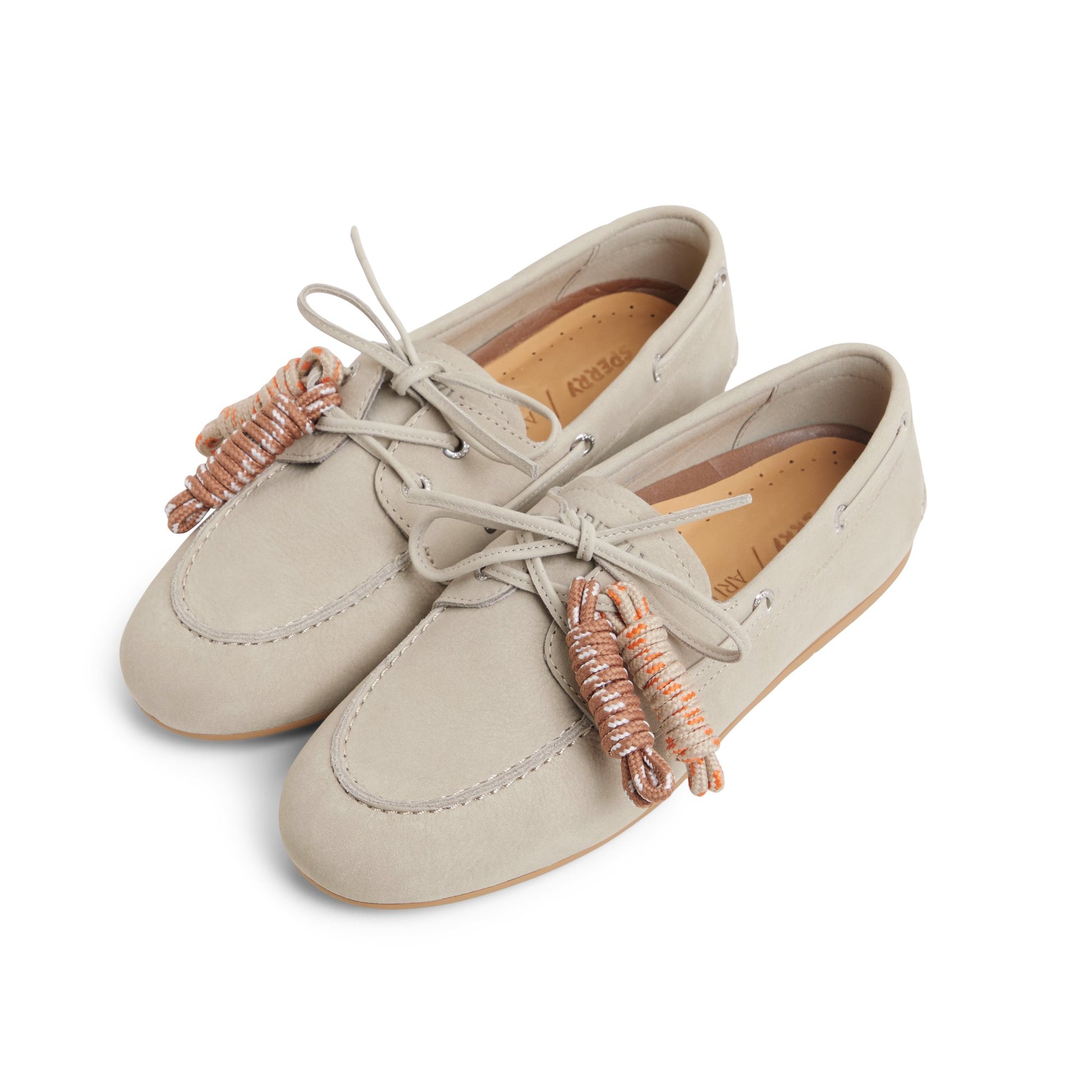 View of Cream Sperry x Aritzia Slim Boat Shoe Boat Shoe's sole