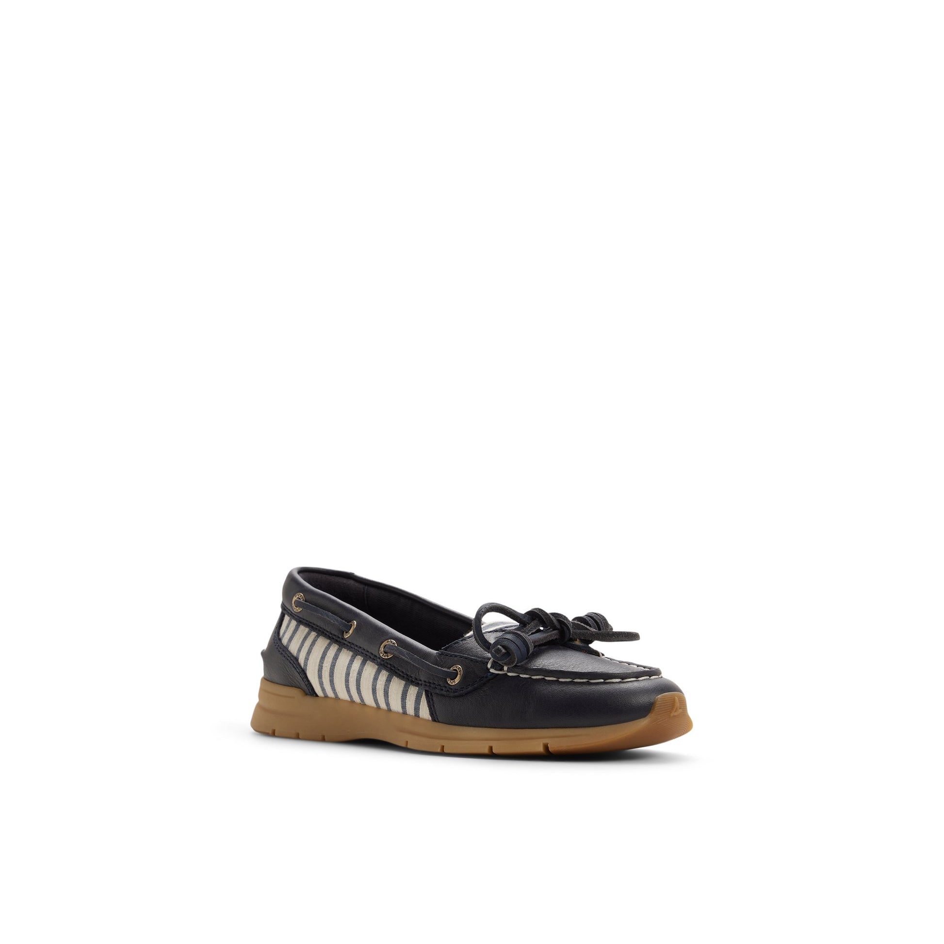 Side view of Navy Daisyfish 1 Eye Boat Shoe Boat Shoe