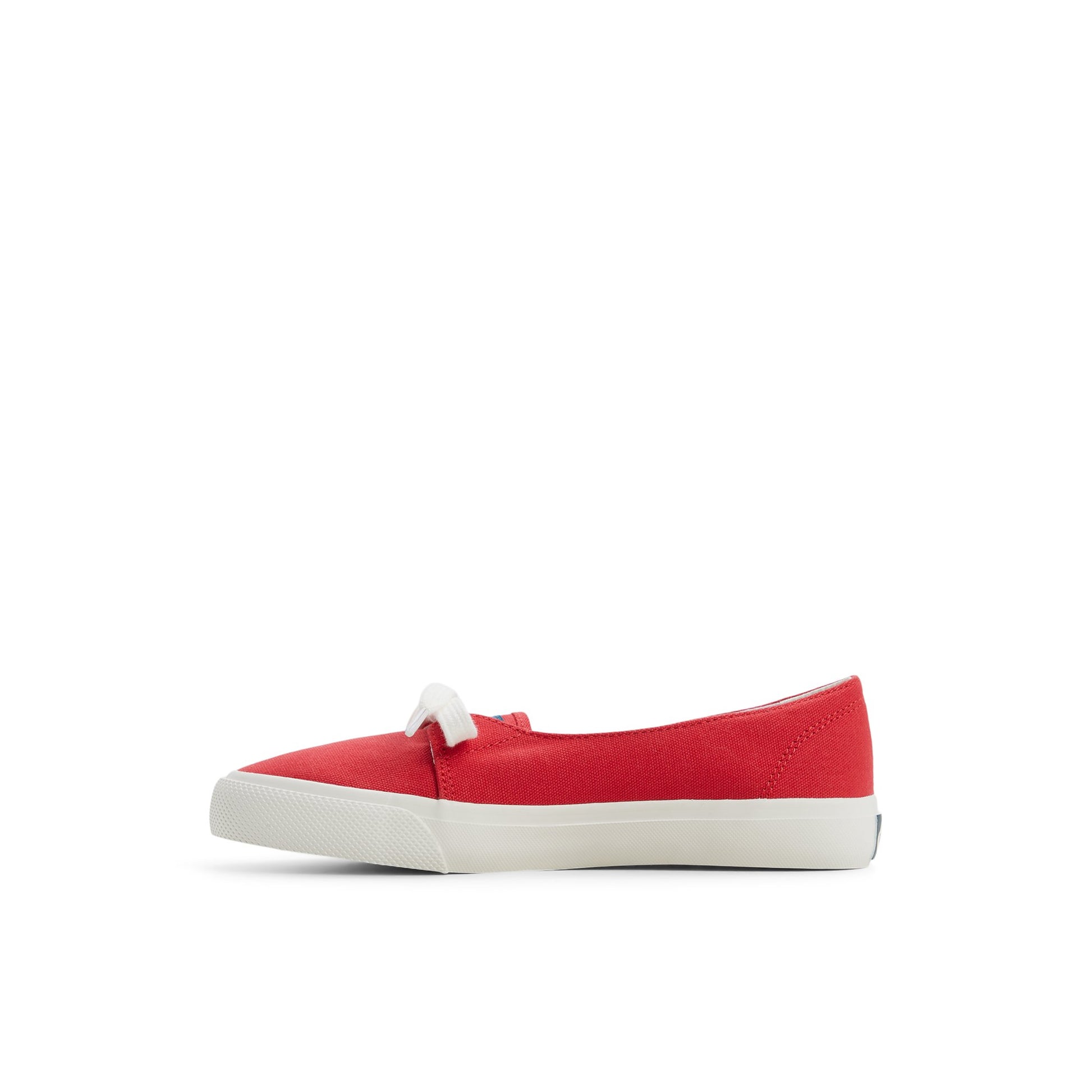 Three-quarter angle of Red CVO Sneaker 1 Eye Low Top Sneakers's back side
