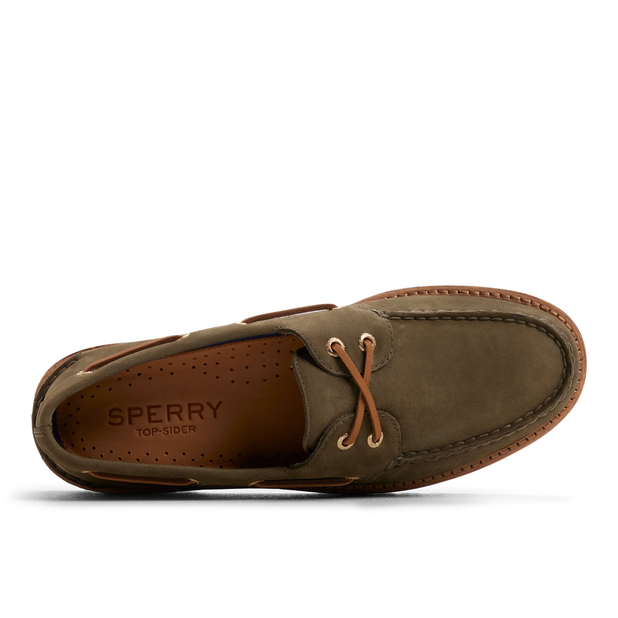 Authentic Original™ 2-Eye Lug Boat Shoe Olive | Sperry