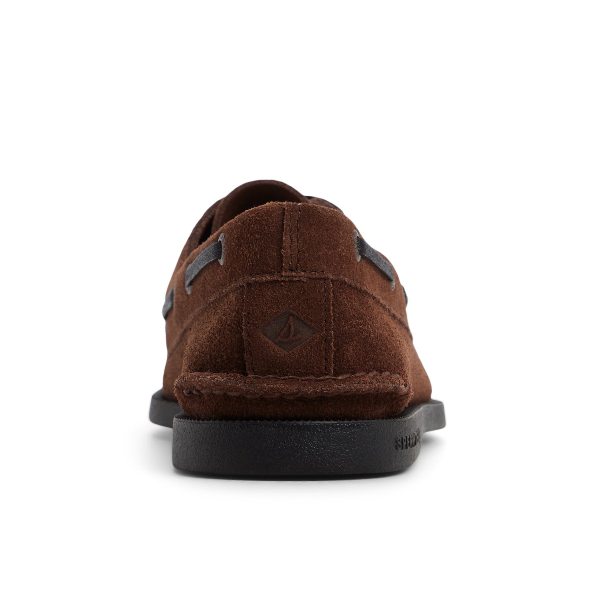 Three-quarter angle of Dark brown Authentic Original™ 2-Eye Boat Shoe Boat Shoe's front side