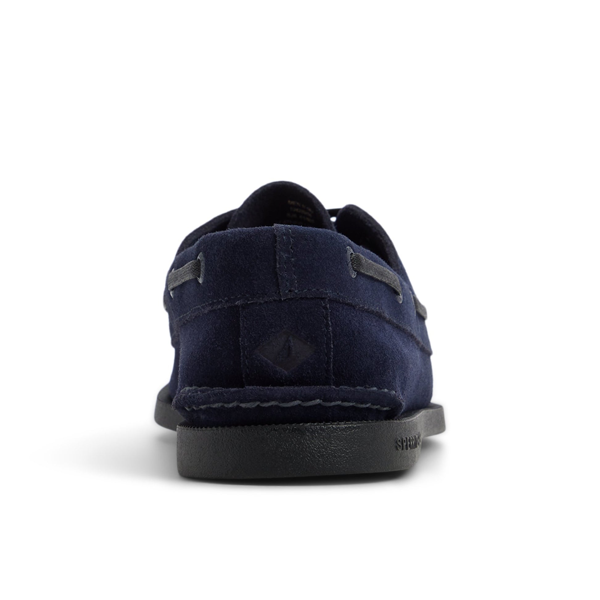 Three-quarter angle of Dark blue Authentic Original™ 2-Eye Boat Shoe Boat Shoe's front side