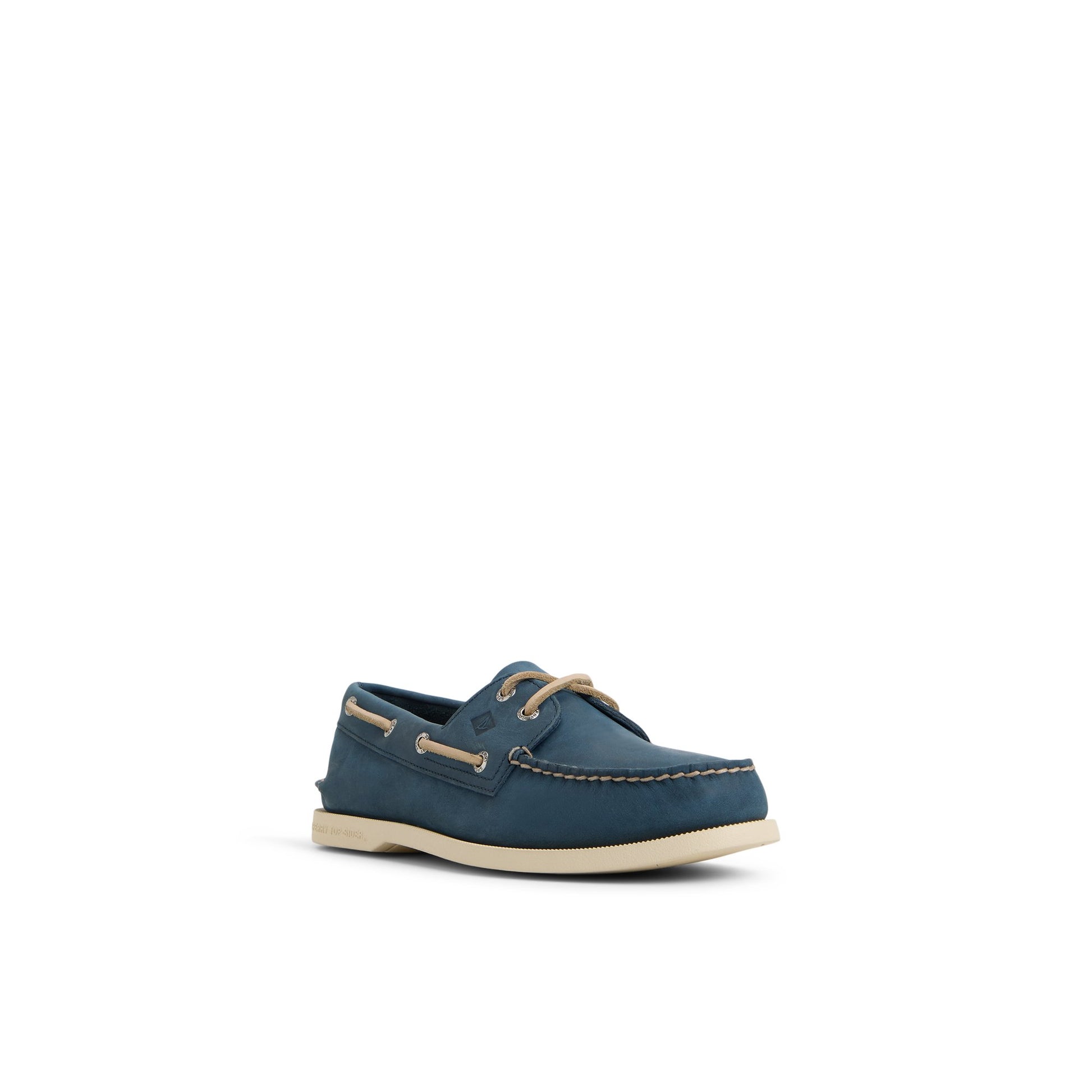 Side view of Navy Authentic Original™ 2-Eye Boat Shoe Boat Shoe