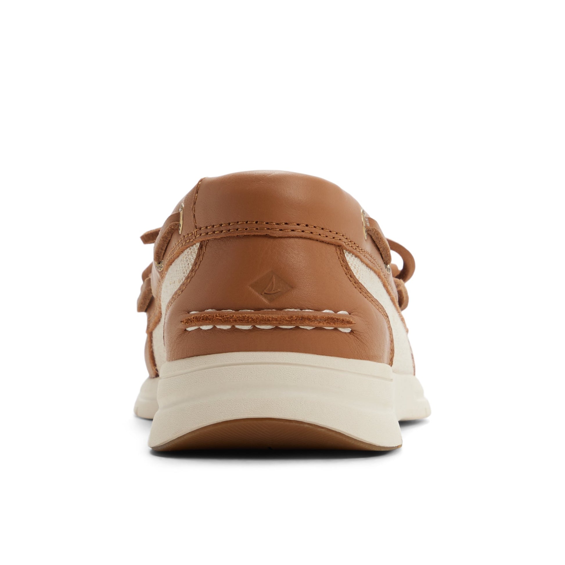 Three-quarter angle of Tan Daisyfish 1 Eye Boat Shoe Boat Shoe's front side
