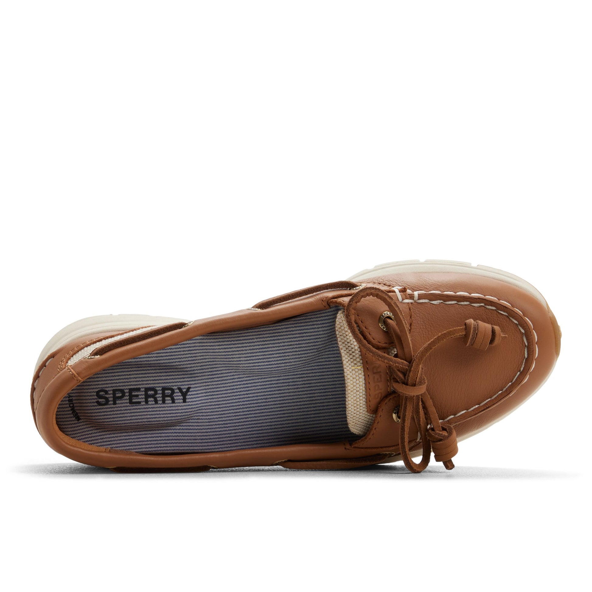 Daisyfish 1 Eye Boat Shoe Tan
