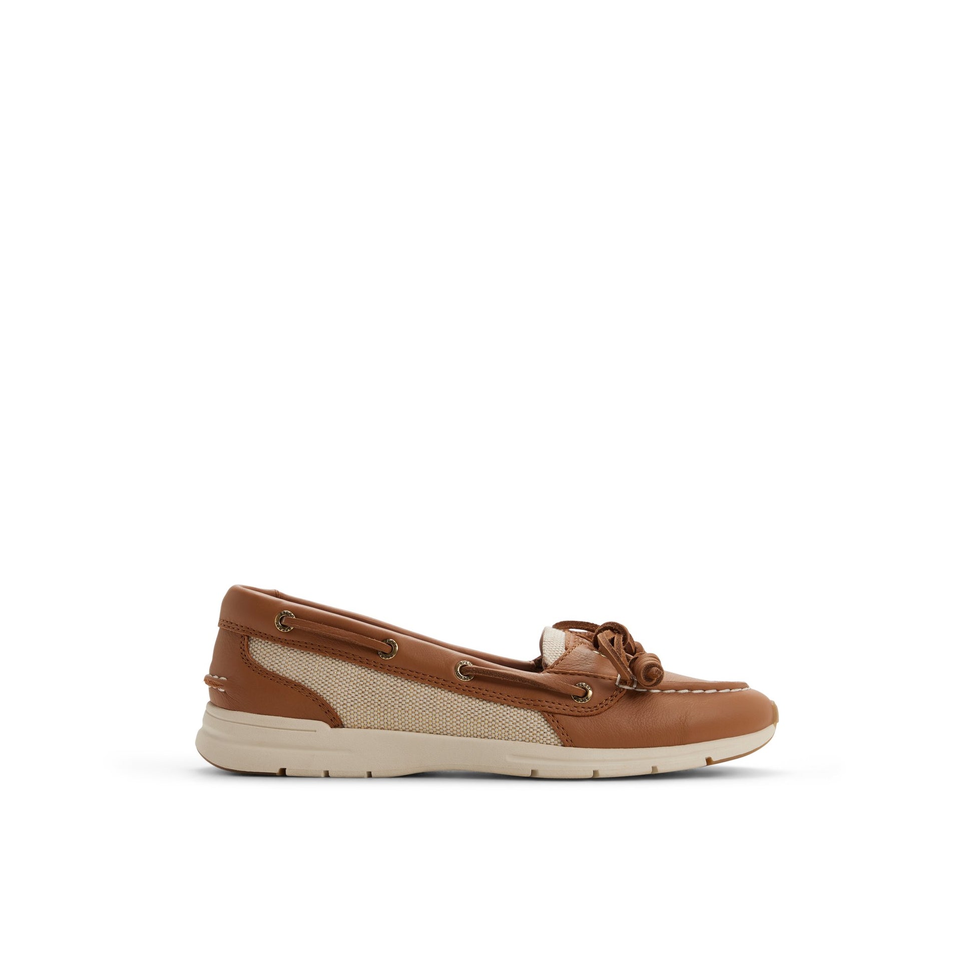 Main View of Tan Daisyfish 1 Eye Boat Shoe Boat Shoe for Womens