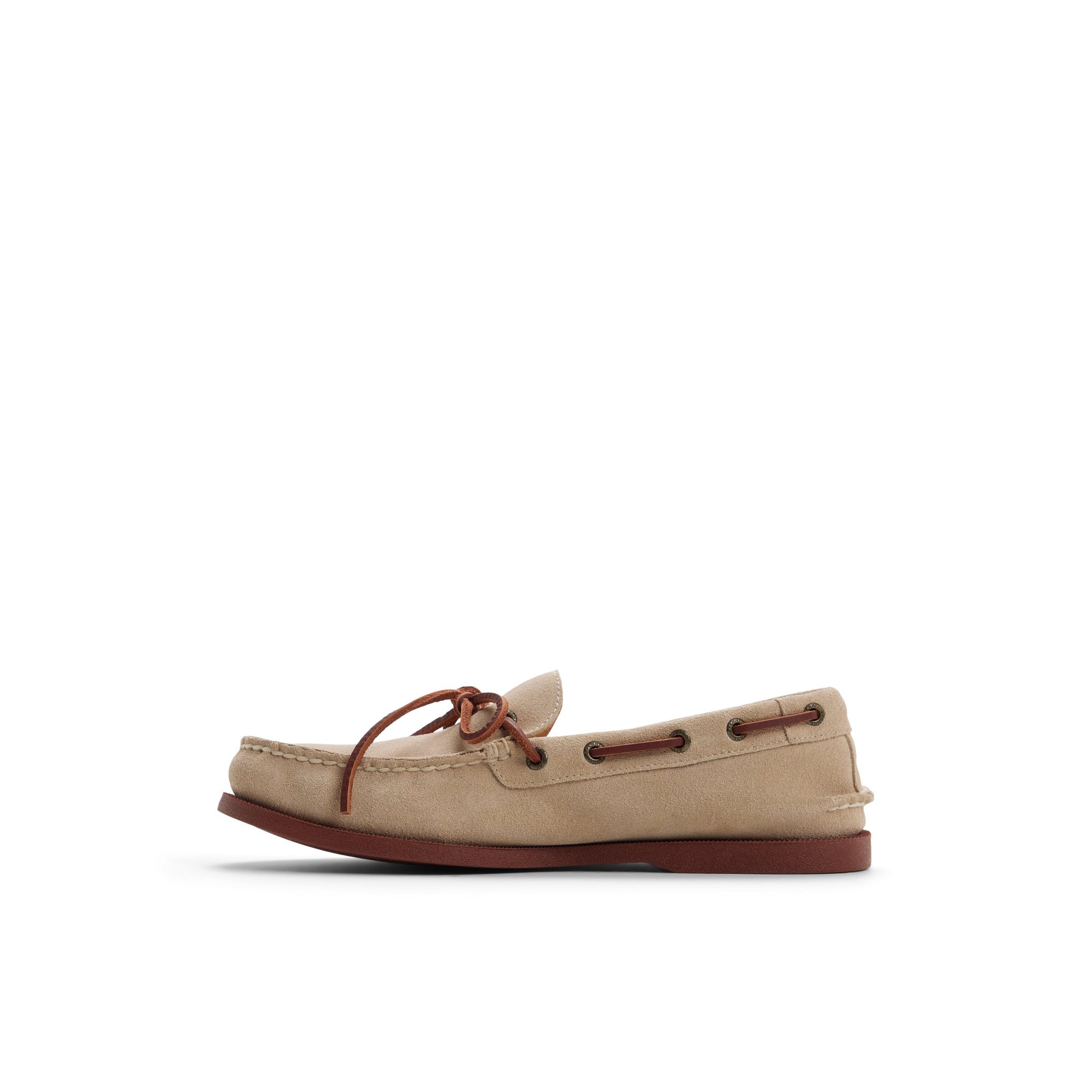 Three-quarter angle of Ivory Authentic Original™ 1-Eye Boat Shoe Boat Shoe's back side