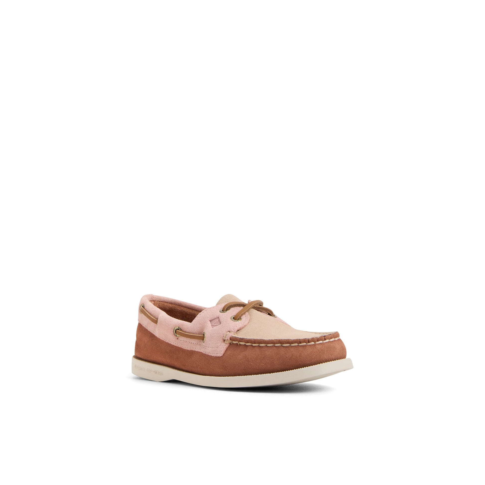 Side view of Amaretto Authentic Original™ 2 Eye Boat Shoe Boat Shoe