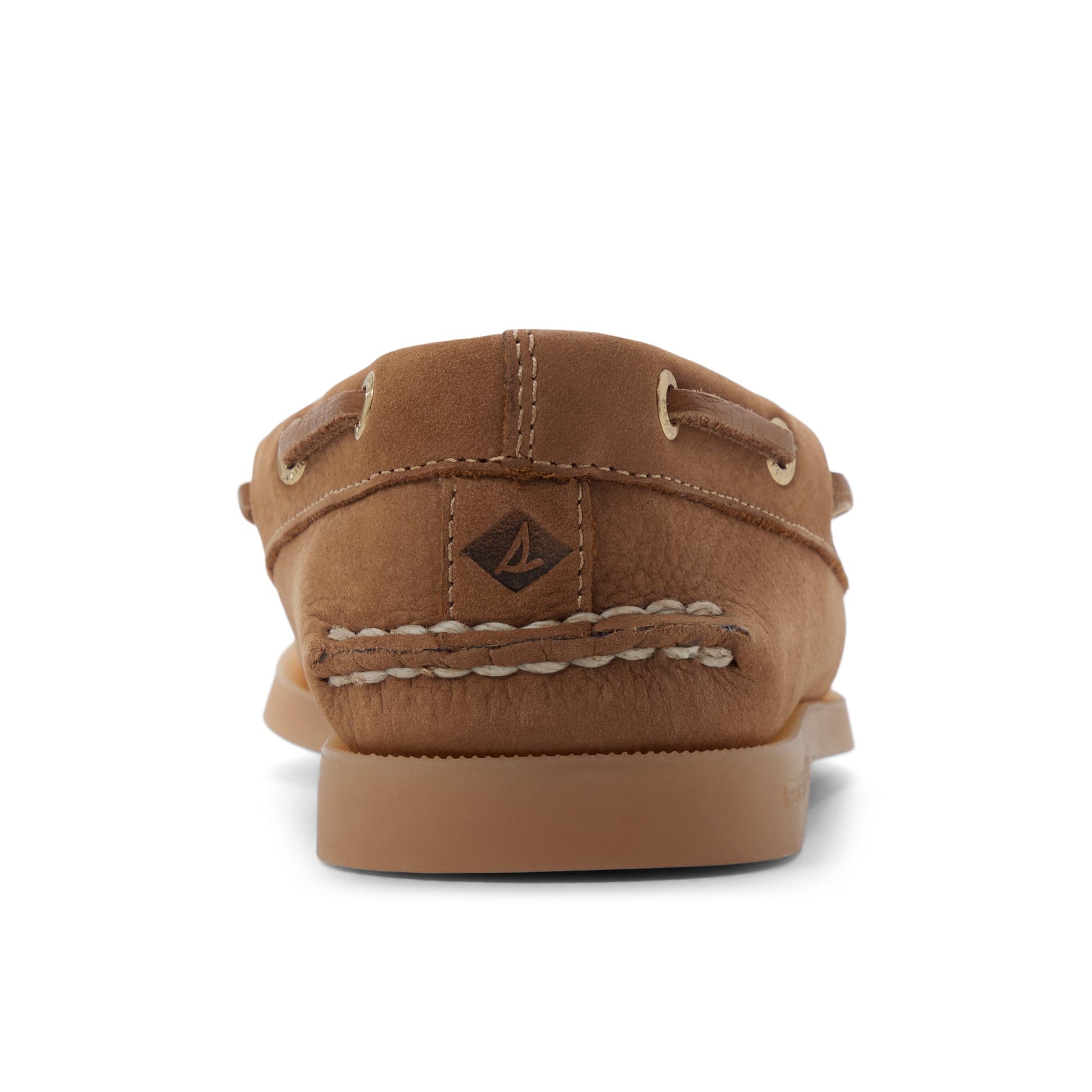 Three-quarter angle of Tan Authentic Original™ 2 Eye Boat Shoe Boat Shoe's front side