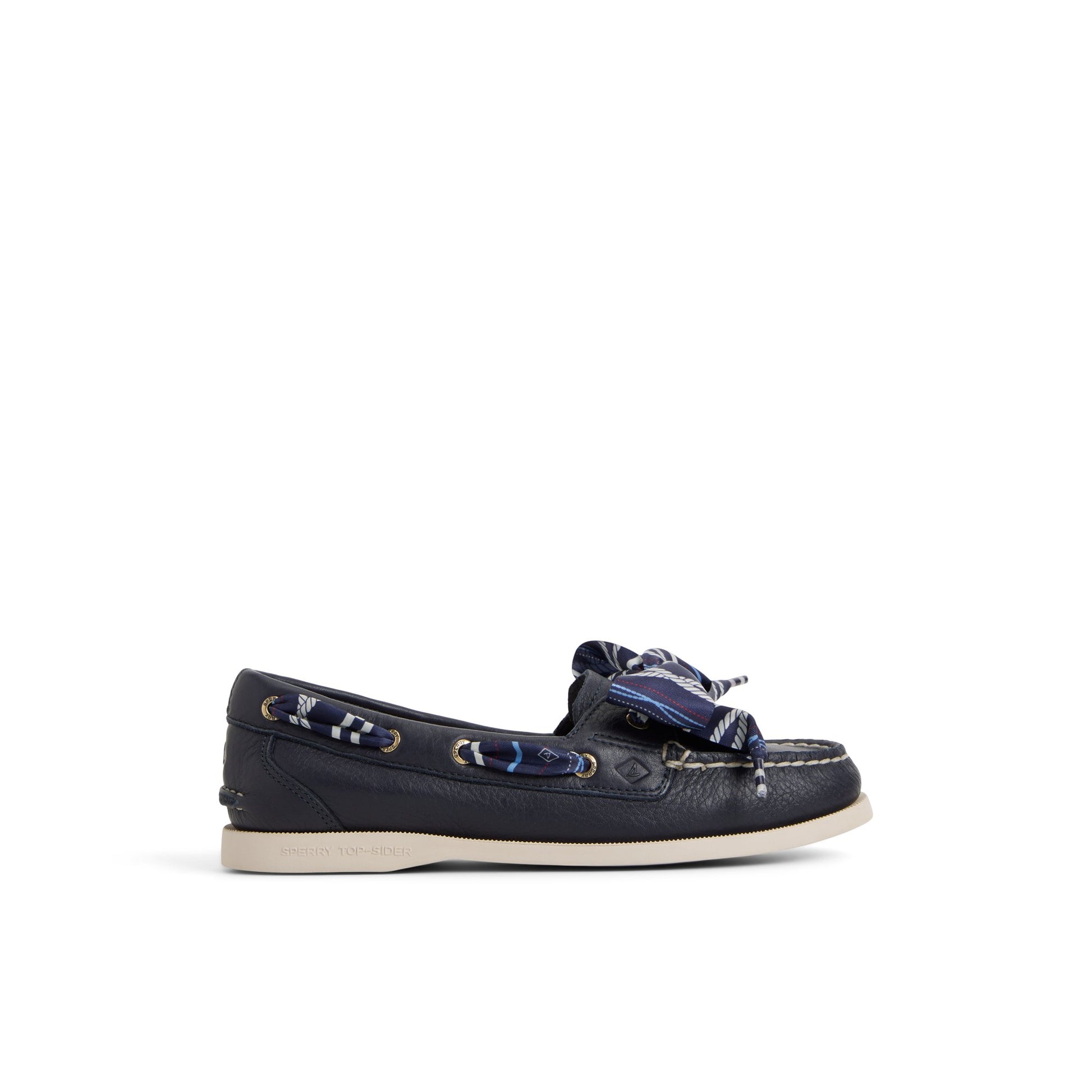 Main View of Navy Authentic Original™ 1 Eye Boat Shoe Boat Shoe for Womens