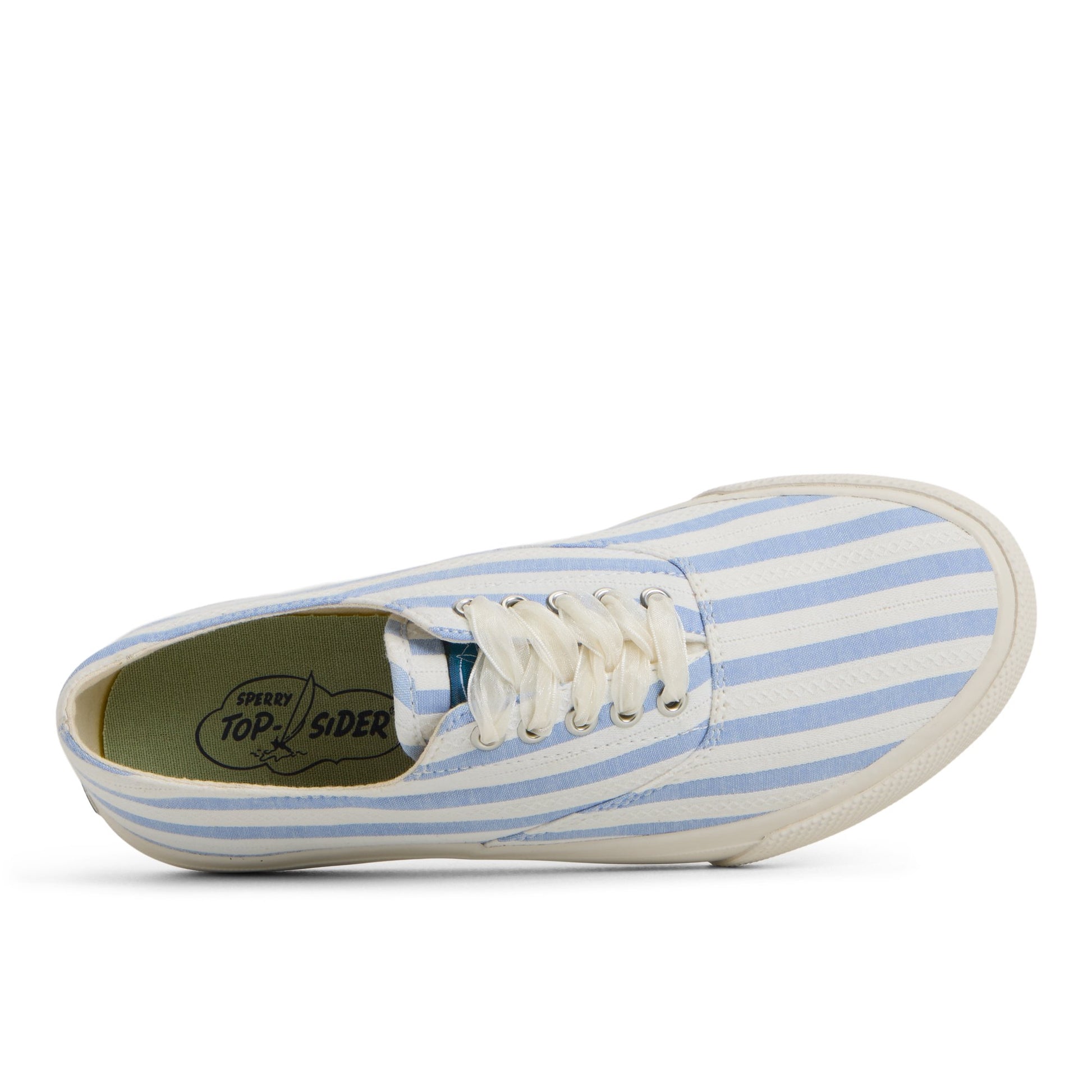 Top-down view of the Blue stripe Classic CVO Sneakers Low Top Sneakers