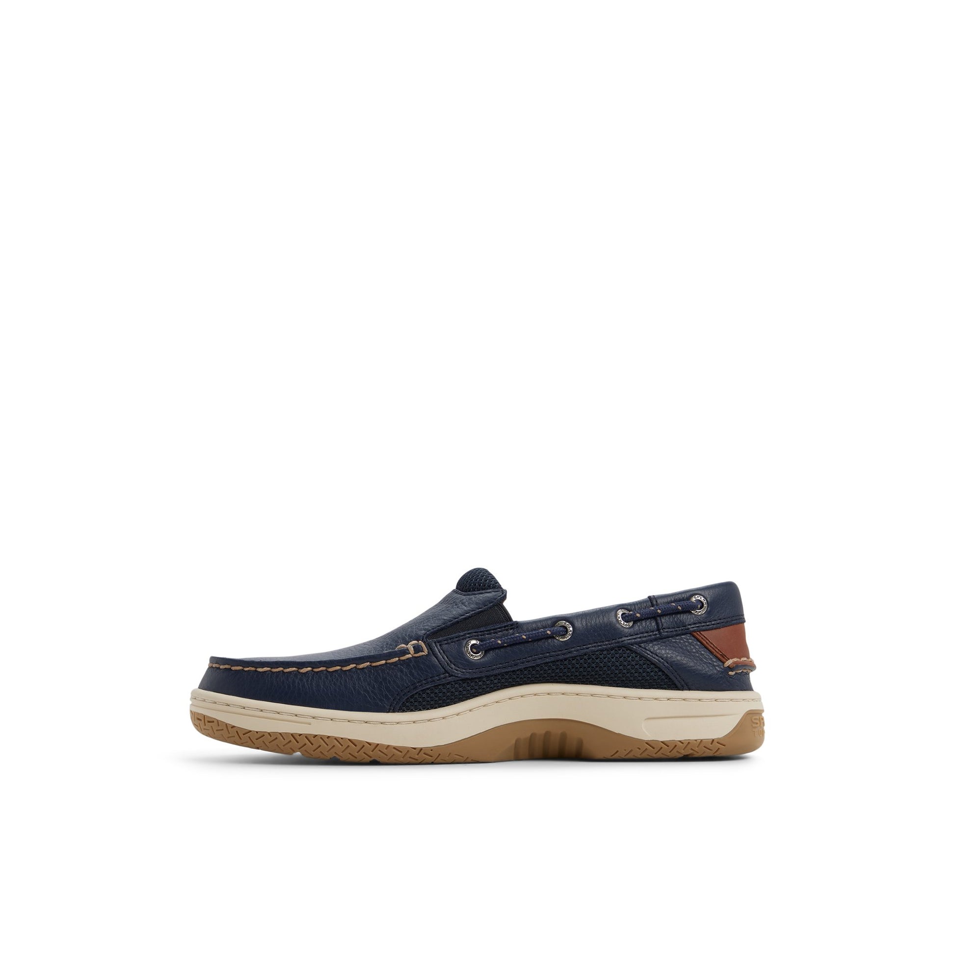 Three-quarter angle of Navy Billfish™ Slip-on Loafer Casual Loafers's back side