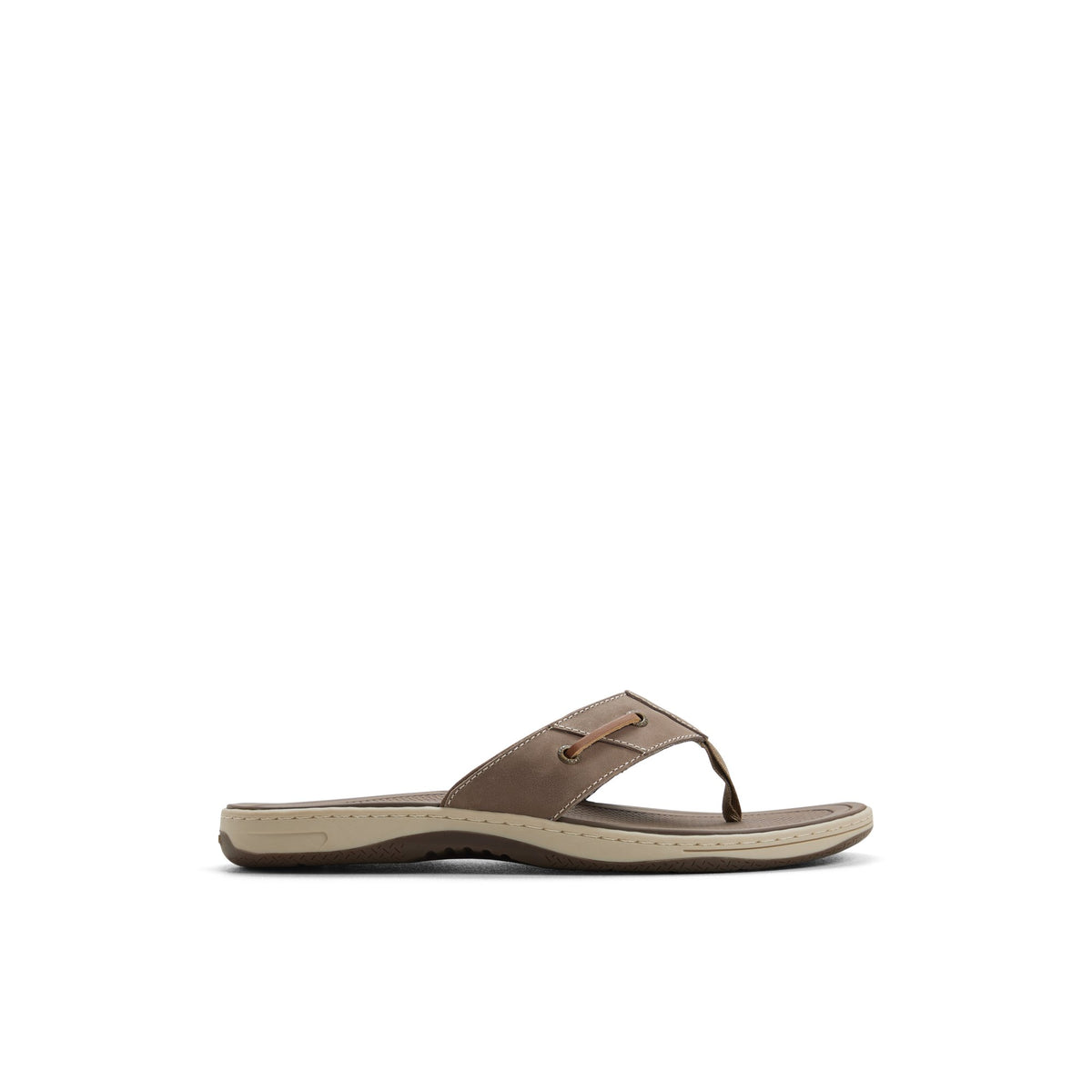 Sperry Mens Baitfish Thong Sandals, Brown Size 11 M Baitfish Flip Flops Light Brown | Sperry main image 3