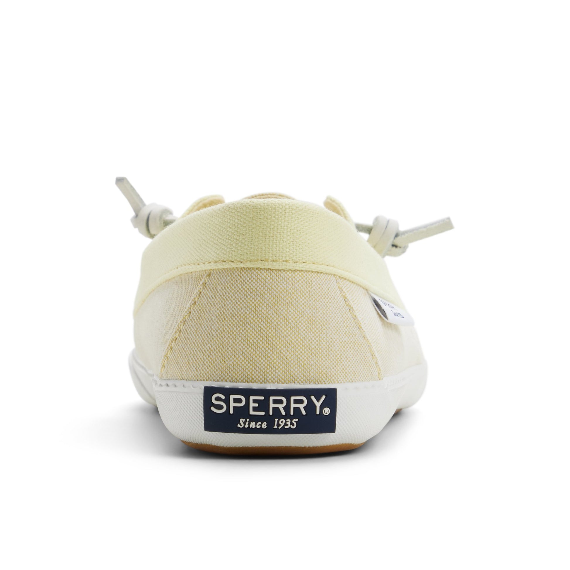 Three-quarter angle of Light yellow Lounge Away Sneaker Slip Ons's front side