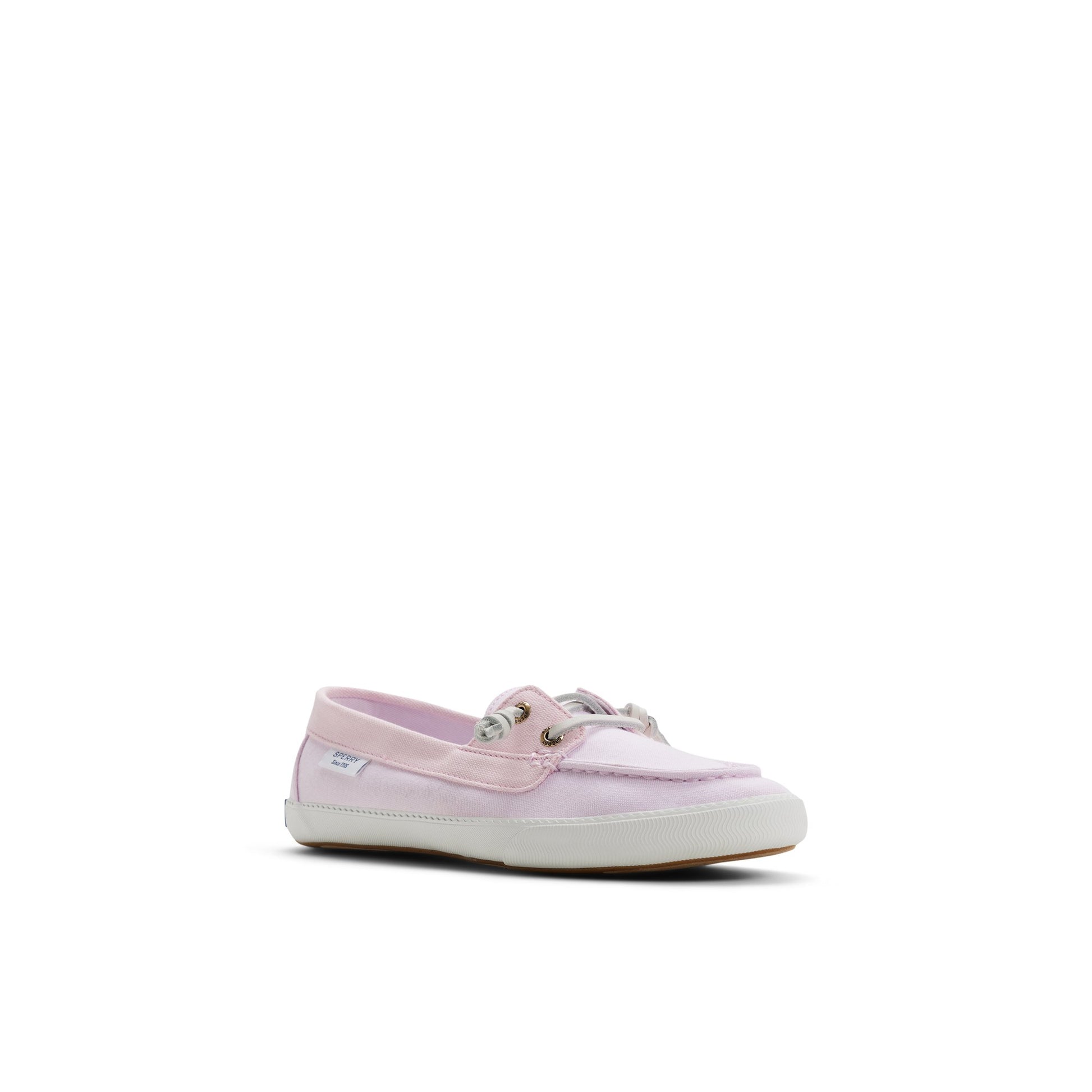 Side view of Pink Lounge Away Sneaker Slip Ons