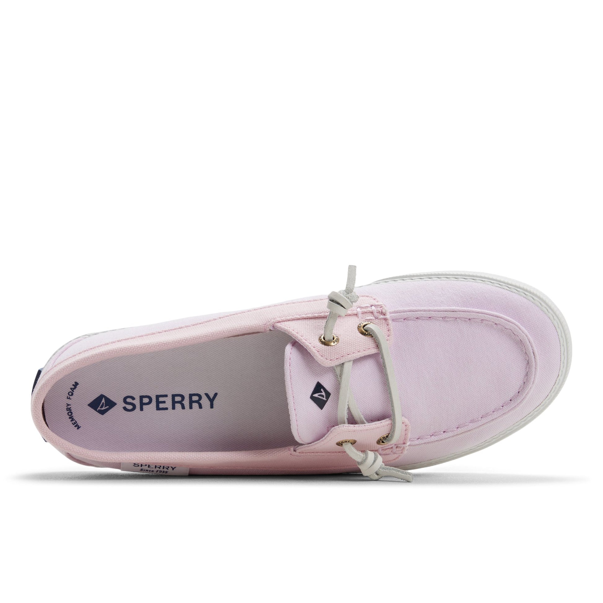 Top-down view of the Pink Lounge Away Sneaker Slip Ons