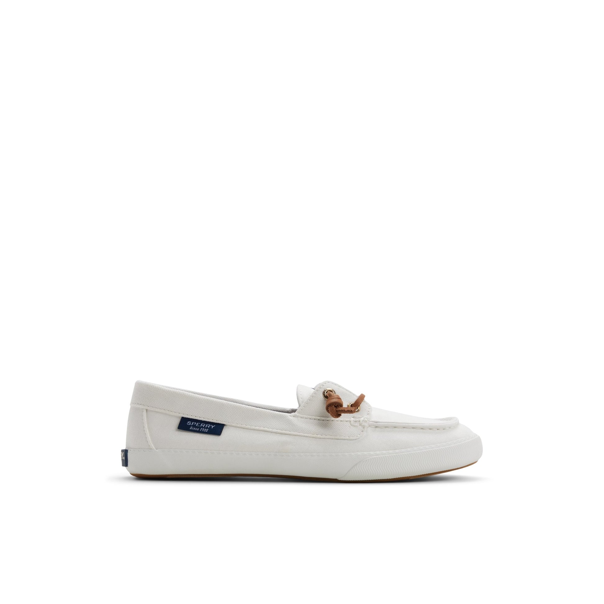 Main View of White Lounge Away Sneaker Slip Ons for Womens