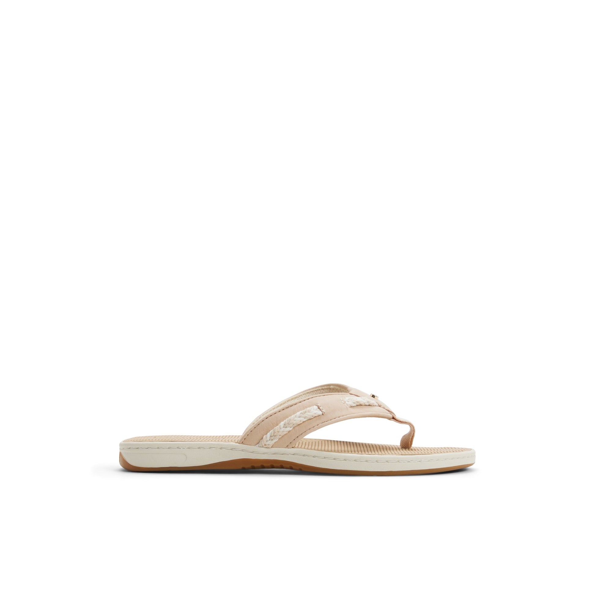 Main View of Light beige Sea Fish 2 Thong Sandal Flip Flop Thong Sandals for Womens