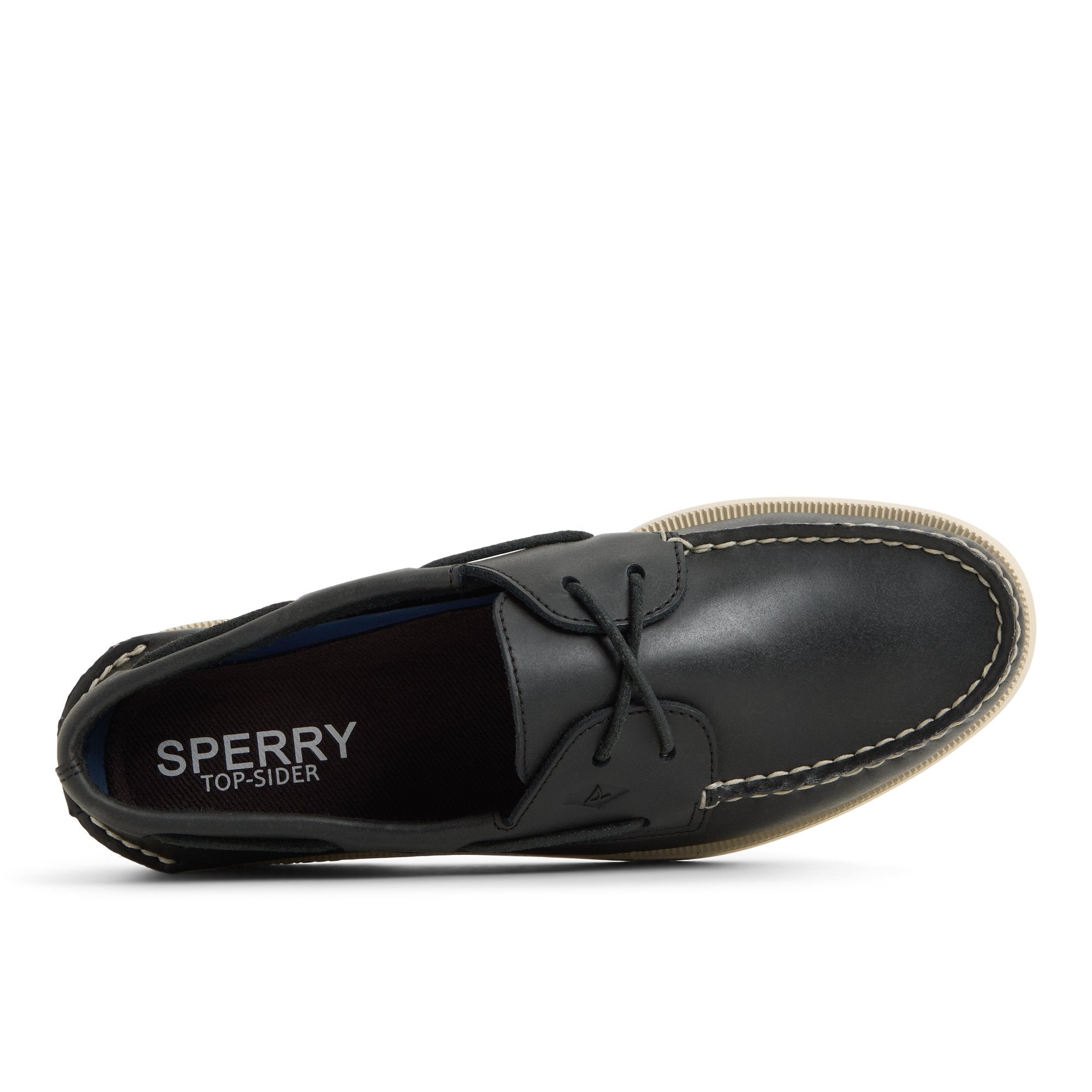 aya ✨ Authentic Original™ 2-Eye Cross Lace Boat Shoe Black | Sperry