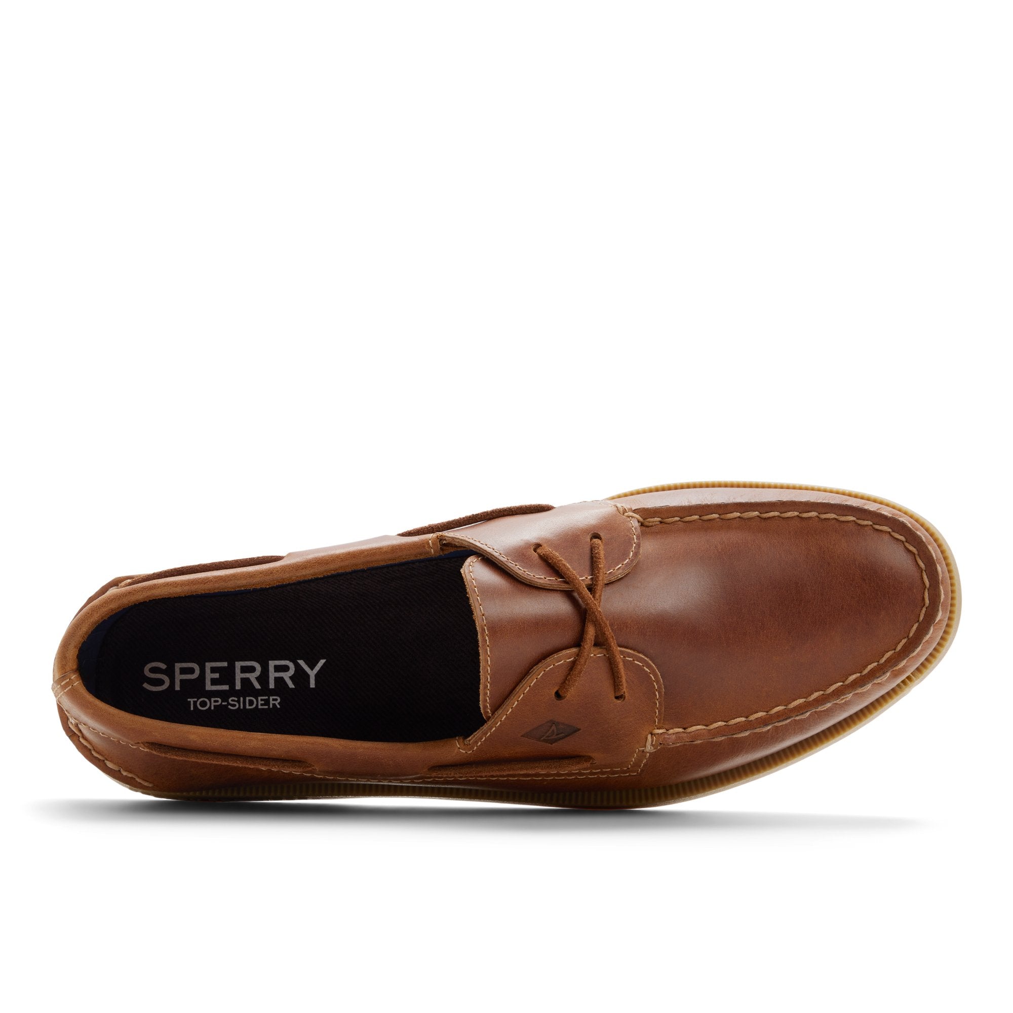 Authentic Original™ 2-Eye Cross Lace Boat Shoe Open tan | Sperry