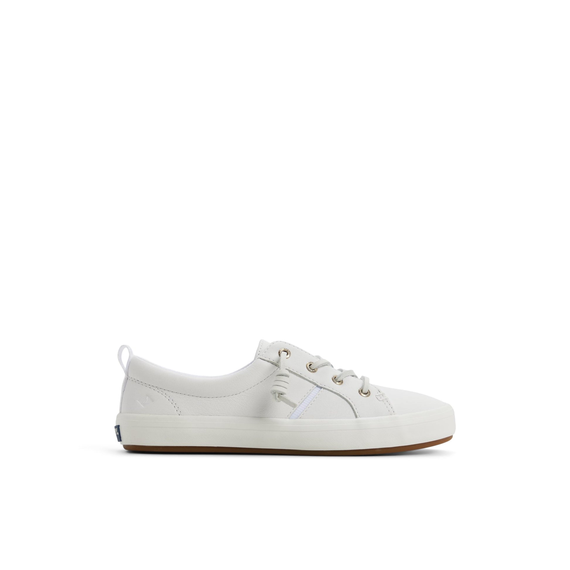 Main View of White Crest Wave Sneaker Low Top Sneakers for Womens