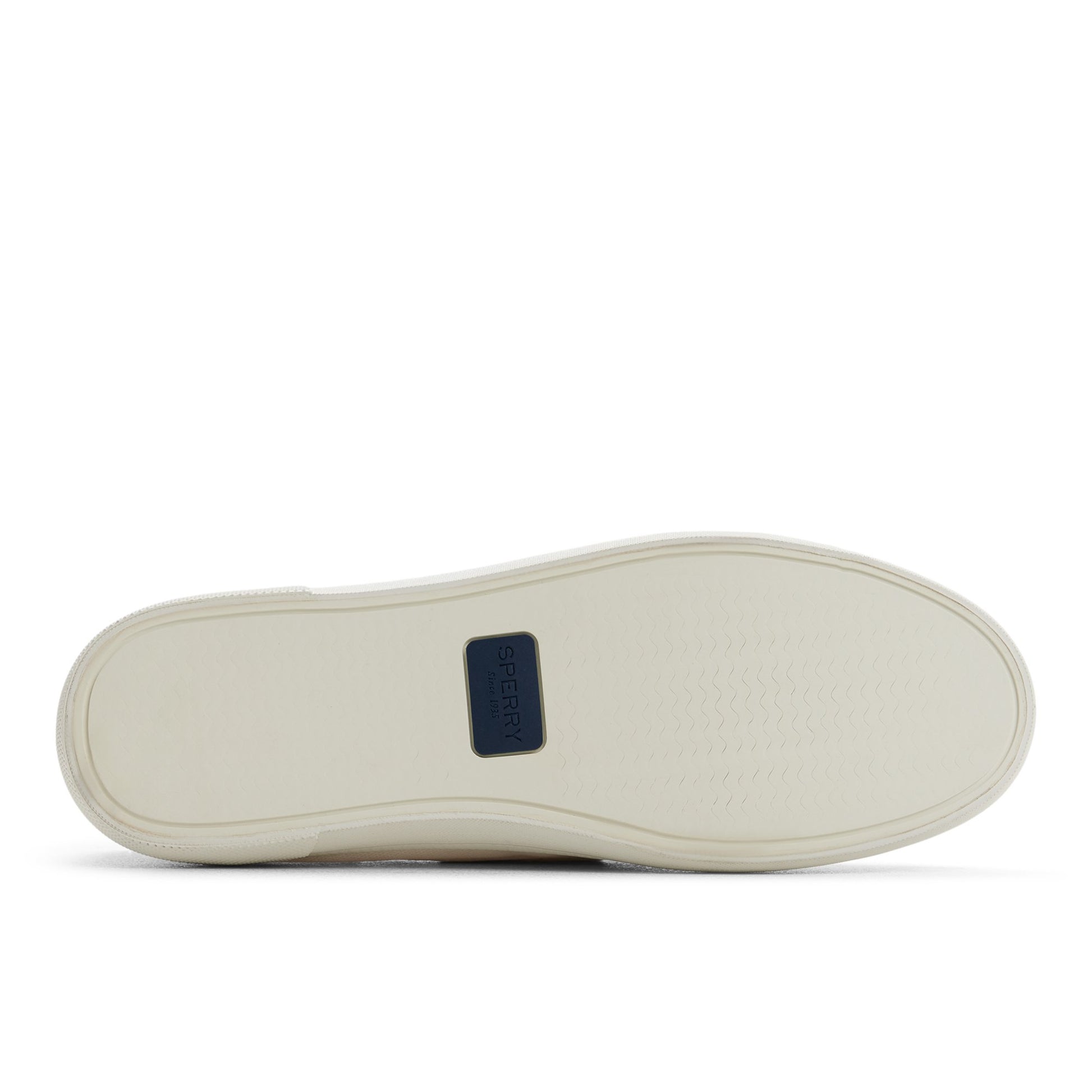 Close-up of the White Venice Boat Sneaker Low Top Sneakers