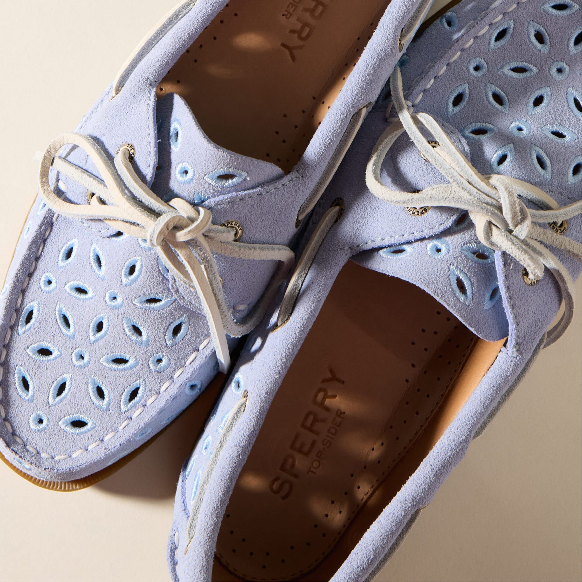 Product media for Authentic Original™ 2 Eye Embroidered Boat Shoe