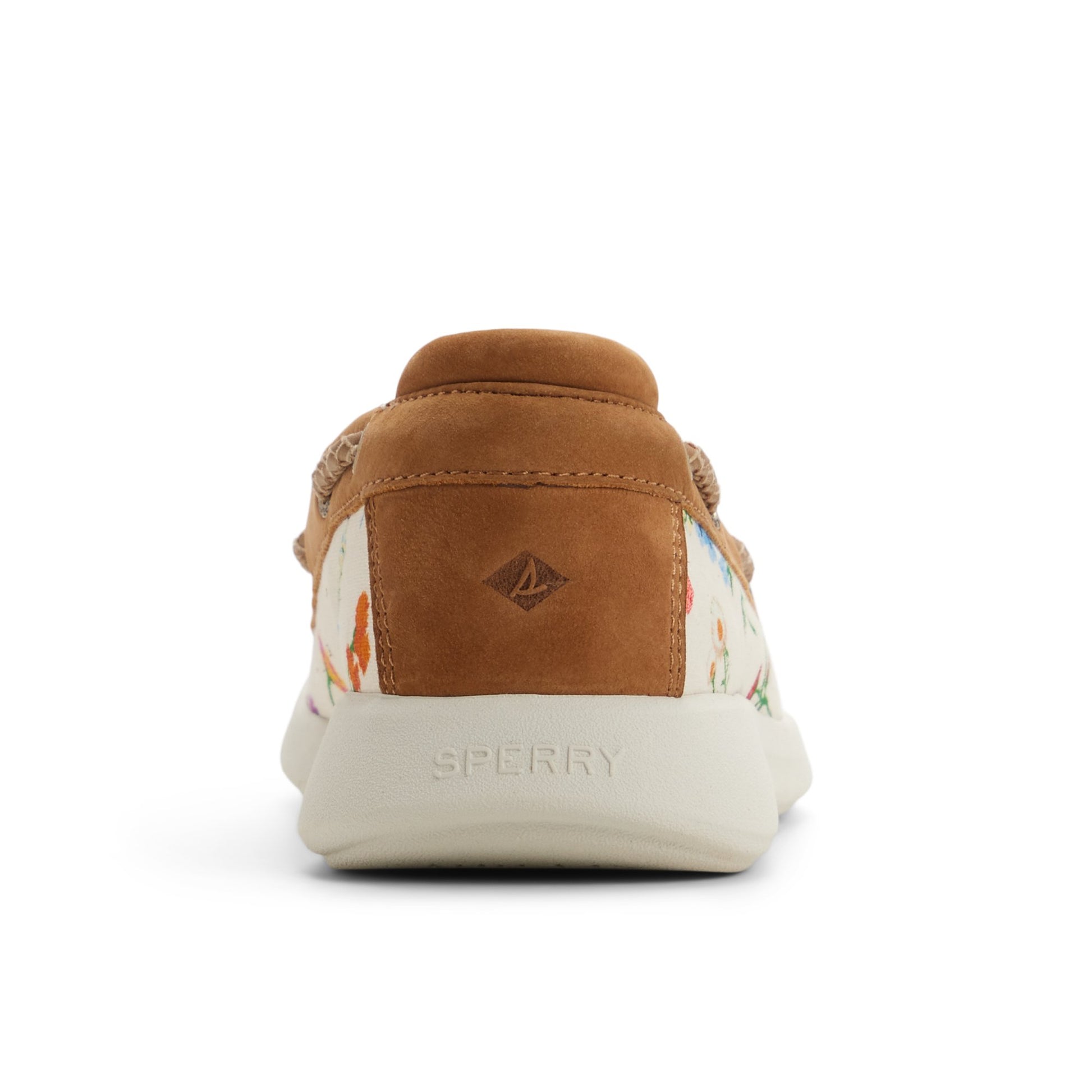 Three-quarter angle of Linen multi Fish Lite Boat Shoe Boat Shoe's front side