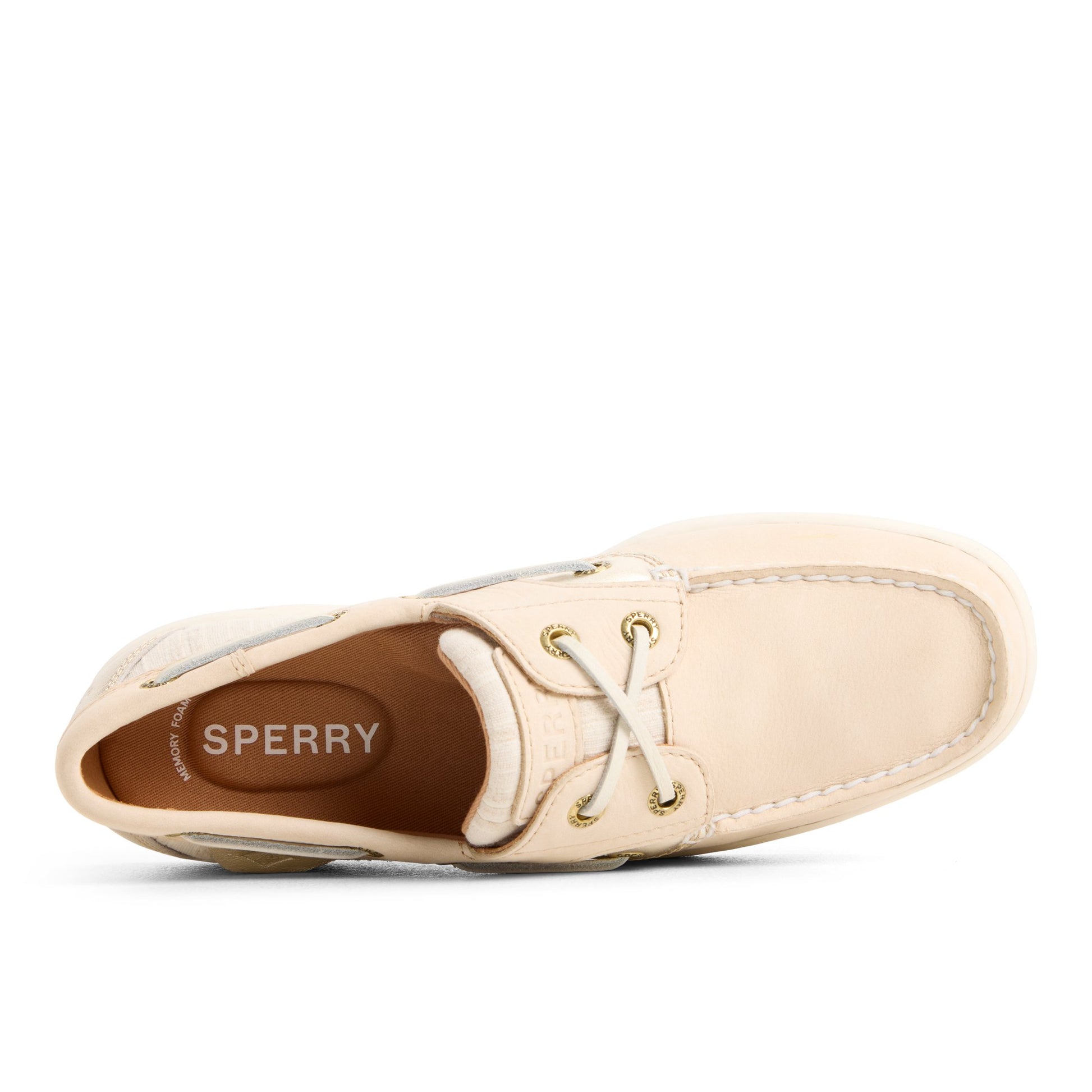 Top-down view of the Opal Bluefish 2 Eye Boat Shoe Boat Shoe