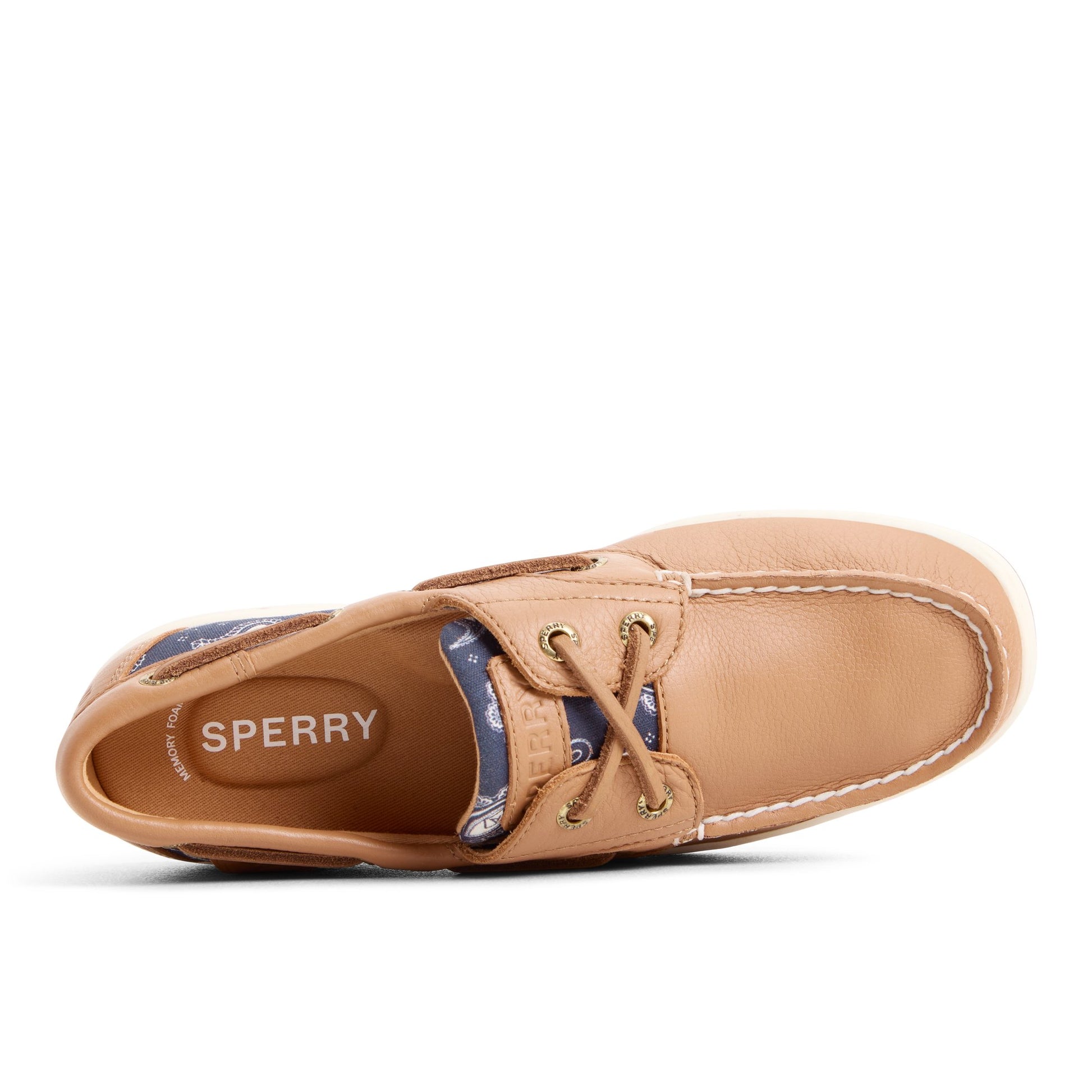 Top-down view of the Other navy Bluefish 2 Eye Boat Shoe Boat Shoe