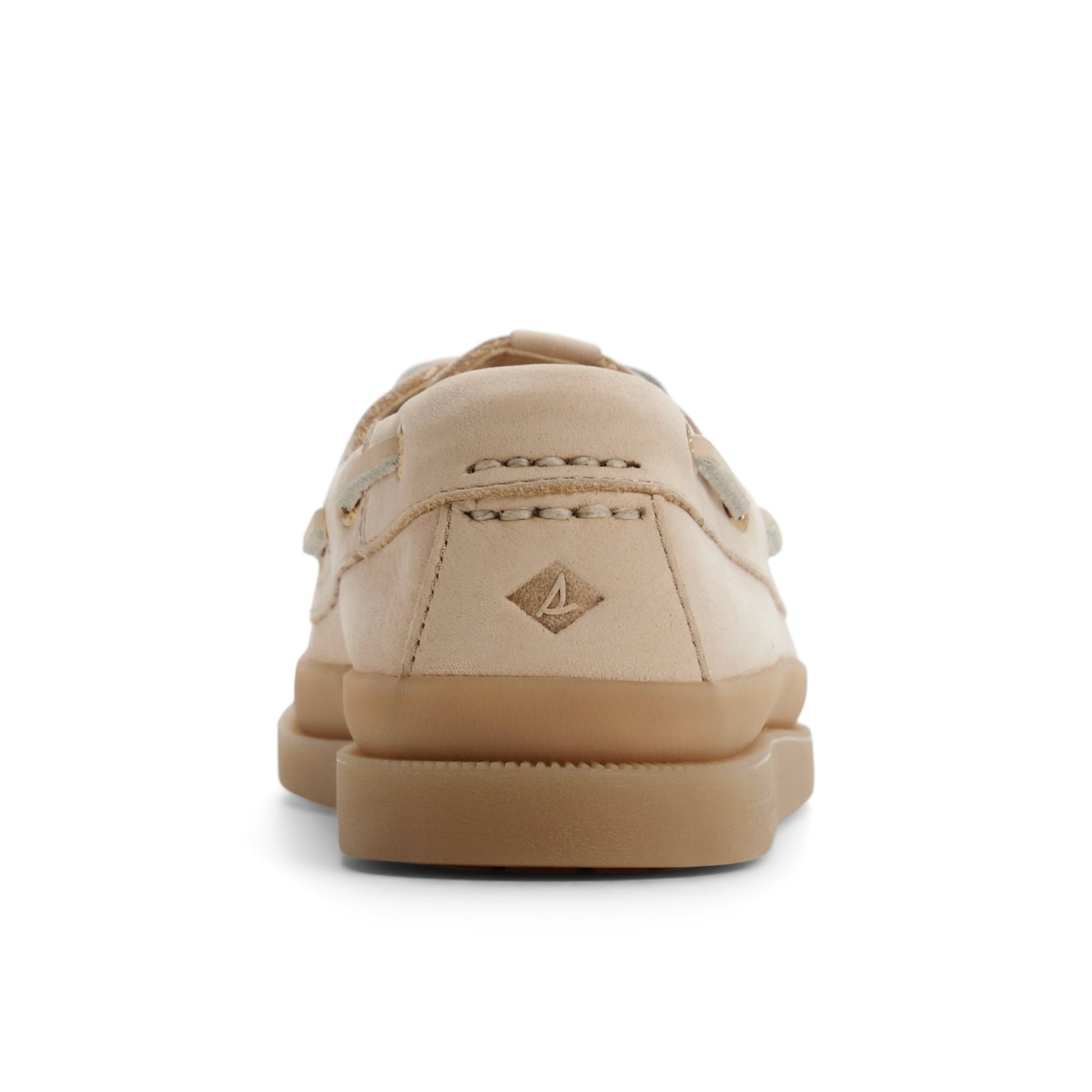 Three-quarter angle of Opal Authentic Original™ 2 Eye Mudguard Boat Shoe's front side