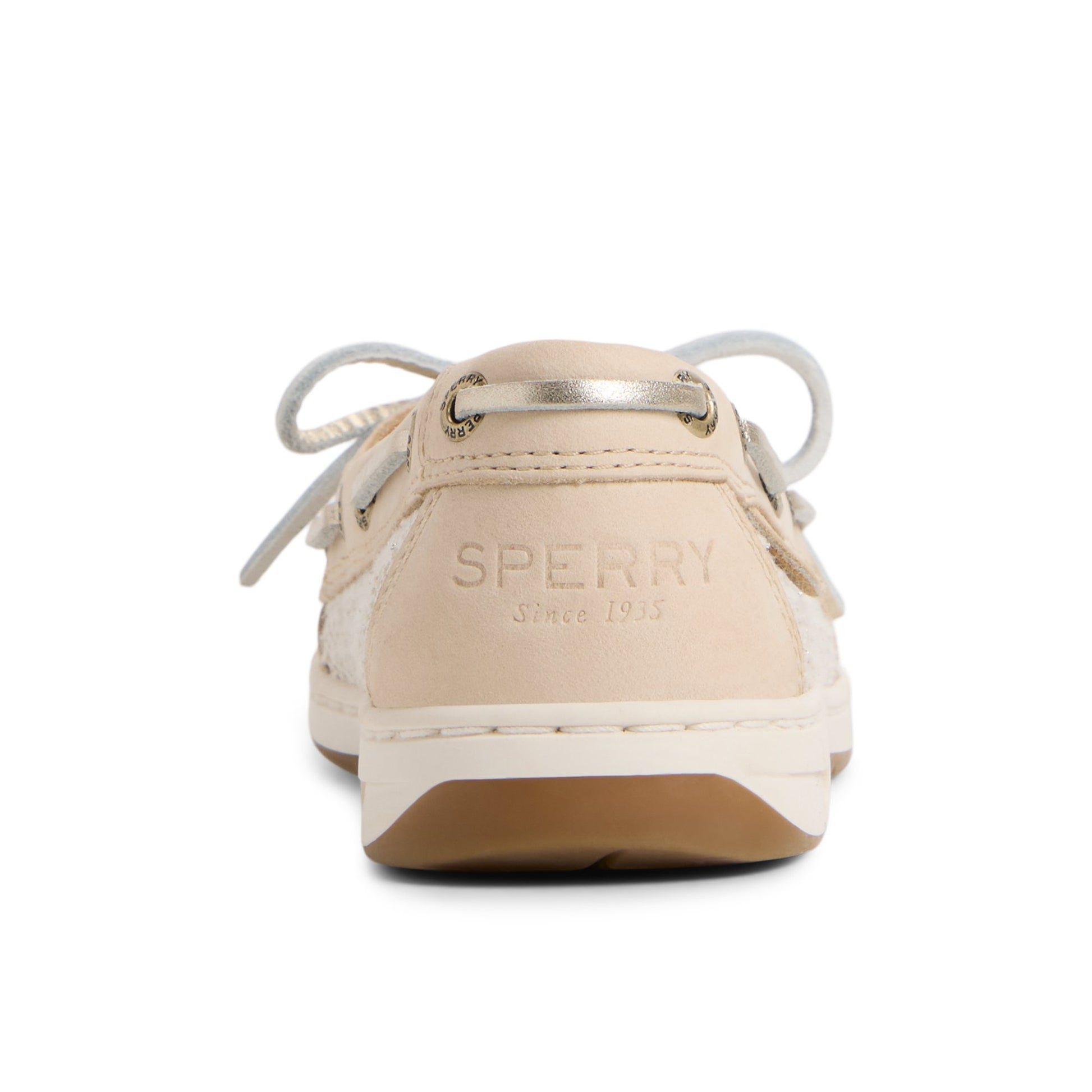 Three-quarter angle of Opal Angelfish 1 Eye Boat Shoe Boat Shoe's front side