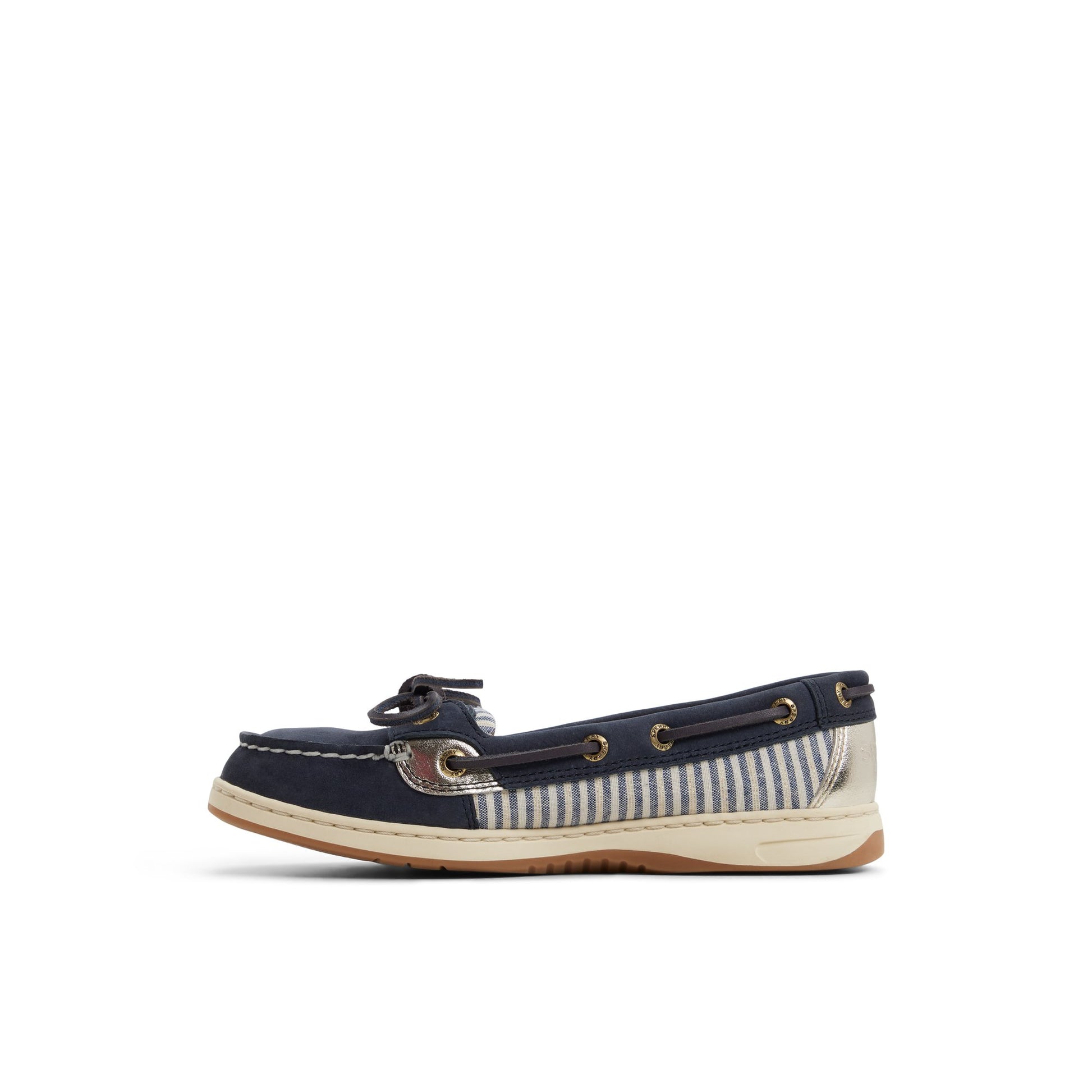 Three-quarter angle of Other navy Angelfish 1 Eye Boat Shoe Boat Shoe's back side