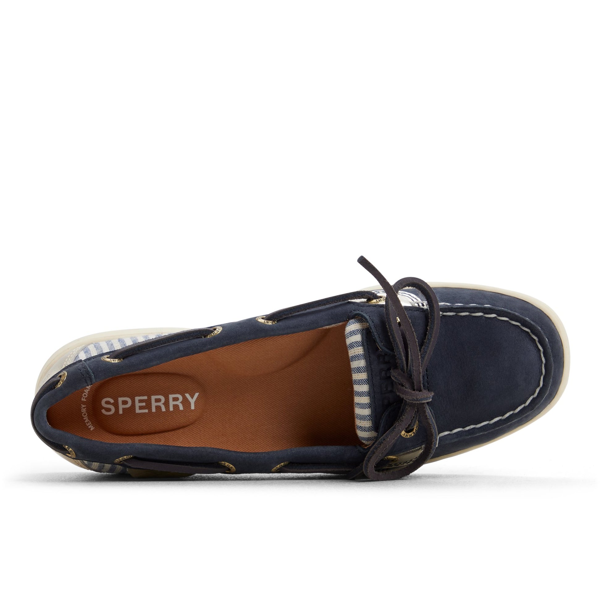 Top-down view of the Other navy Angelfish 1 Eye Boat Shoe Boat Shoe