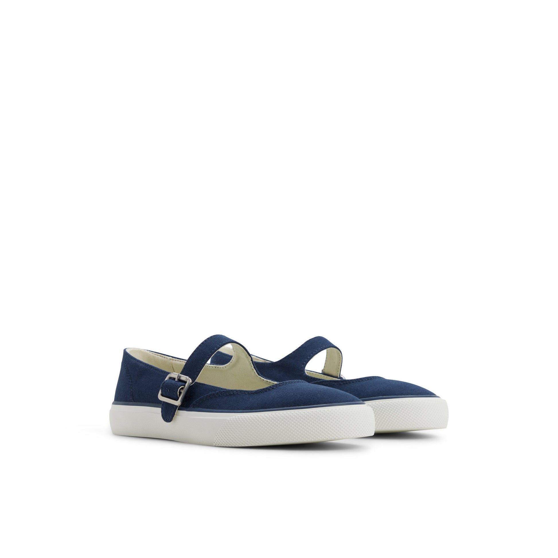 Side view of Navy Mary Jane CVO Sneaker Ballerinas &amp; Mary Janes