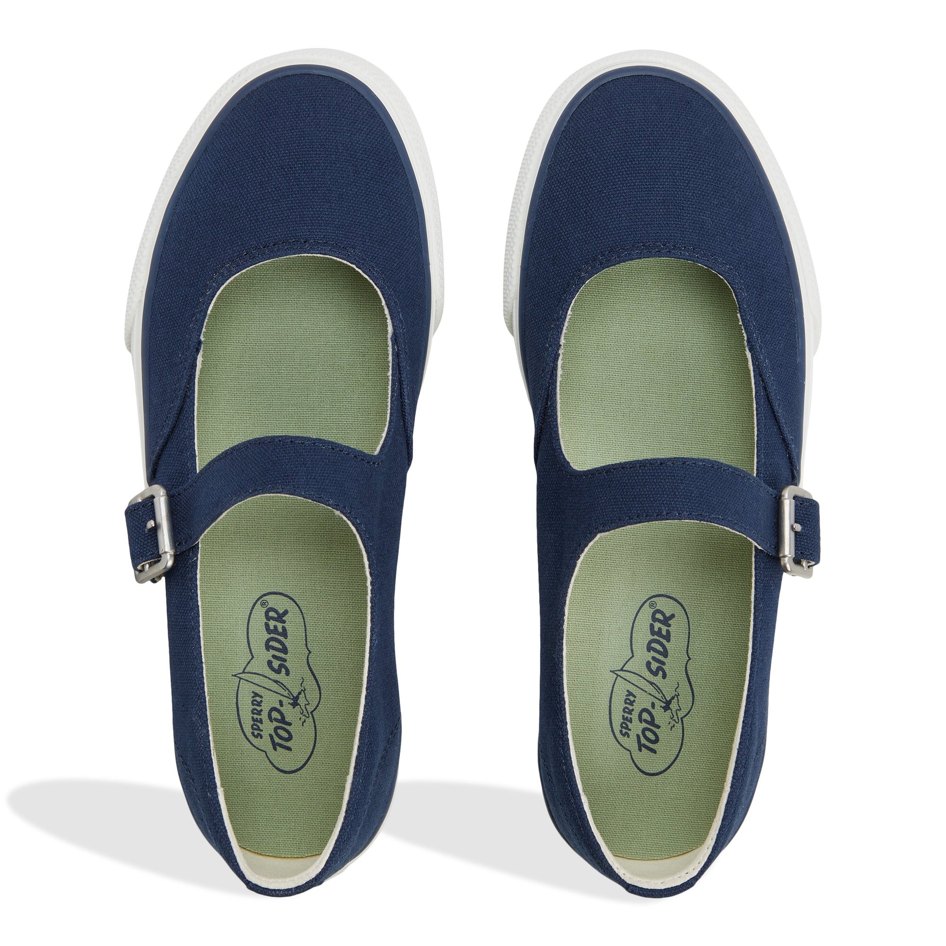 Top-down view of the Navy Mary Jane CVO Sneaker Ballerinas &amp; Mary Janes