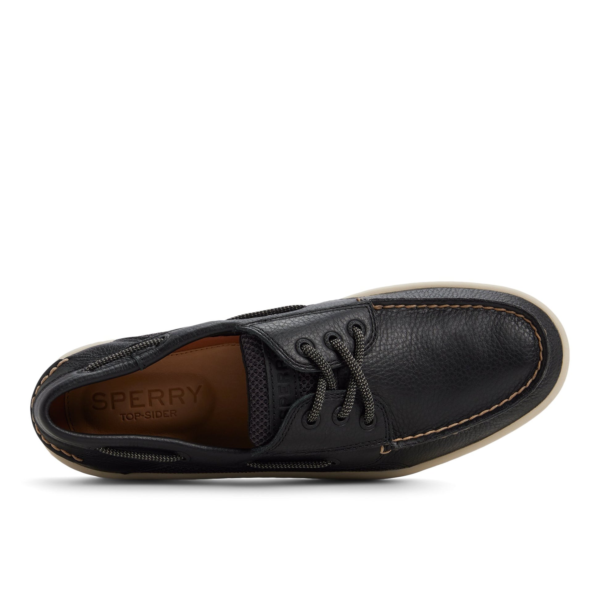 Top-down view of the Other black Billfish™ 3-Eye Boat Shoe Boat Shoe