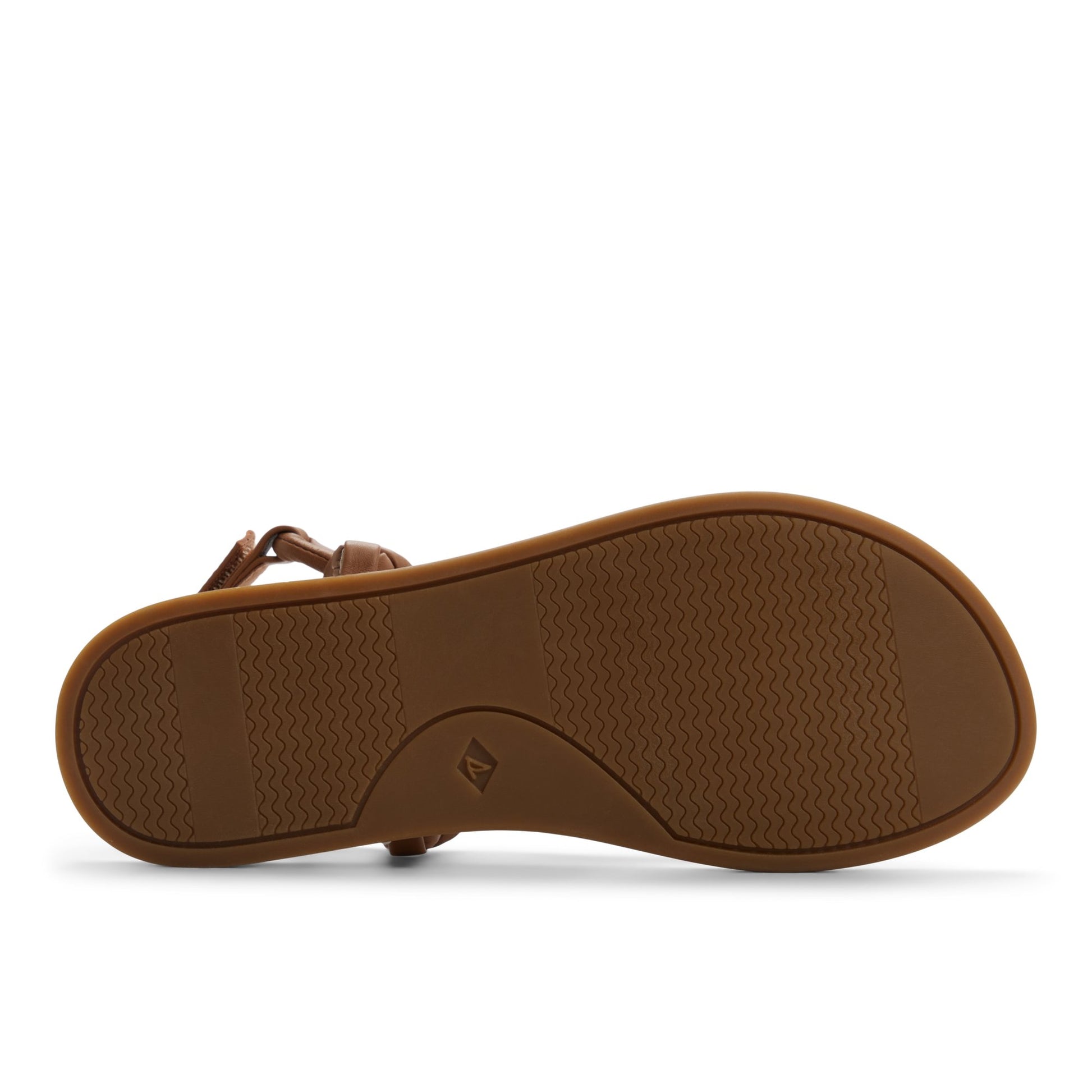 Close-up of the Tan Isla T-bar Sandal T-Strap Flat Sandals