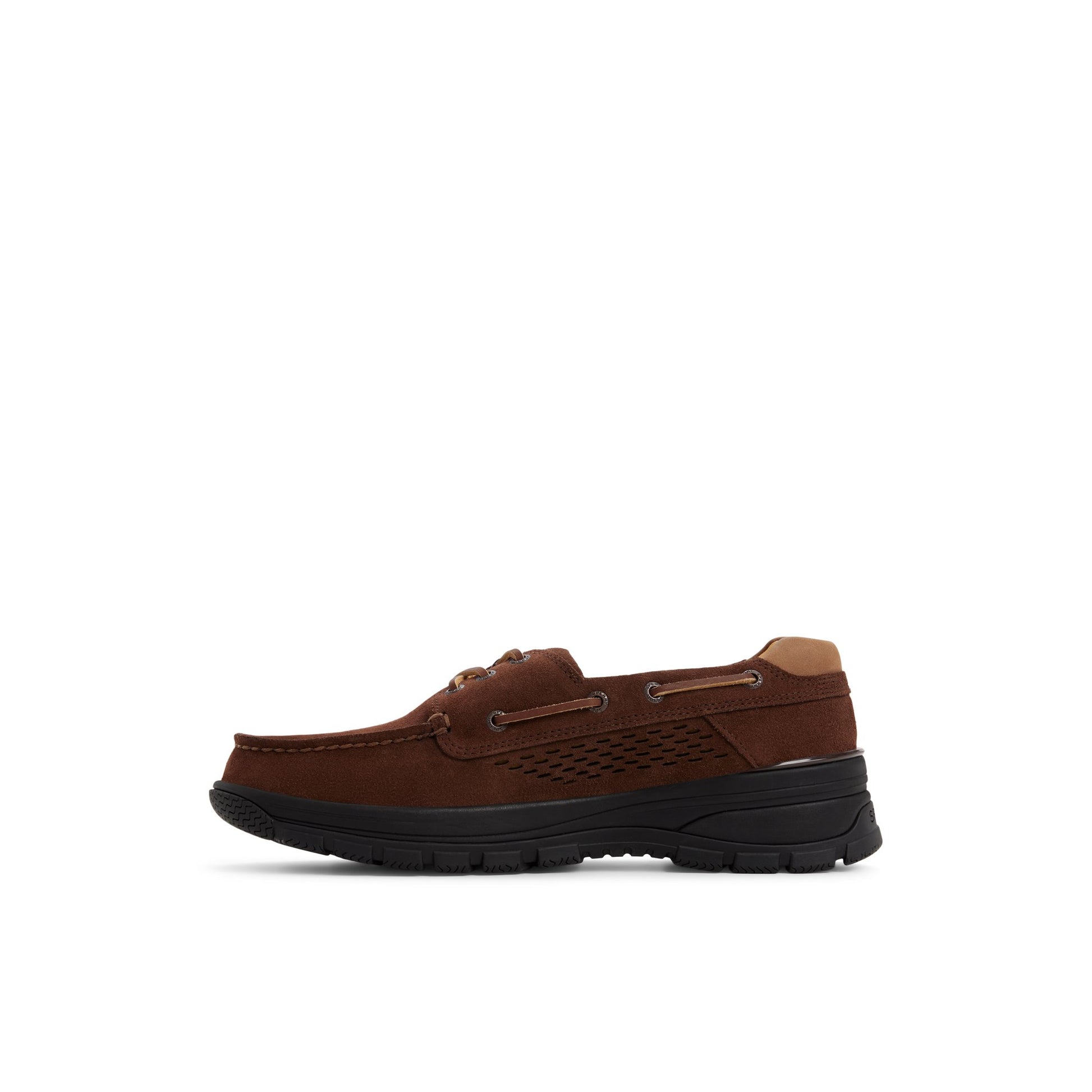 Three-quarter angle of Dark brown Gold Cup™ Billfish Boat Shoe Boat Shoe's back side