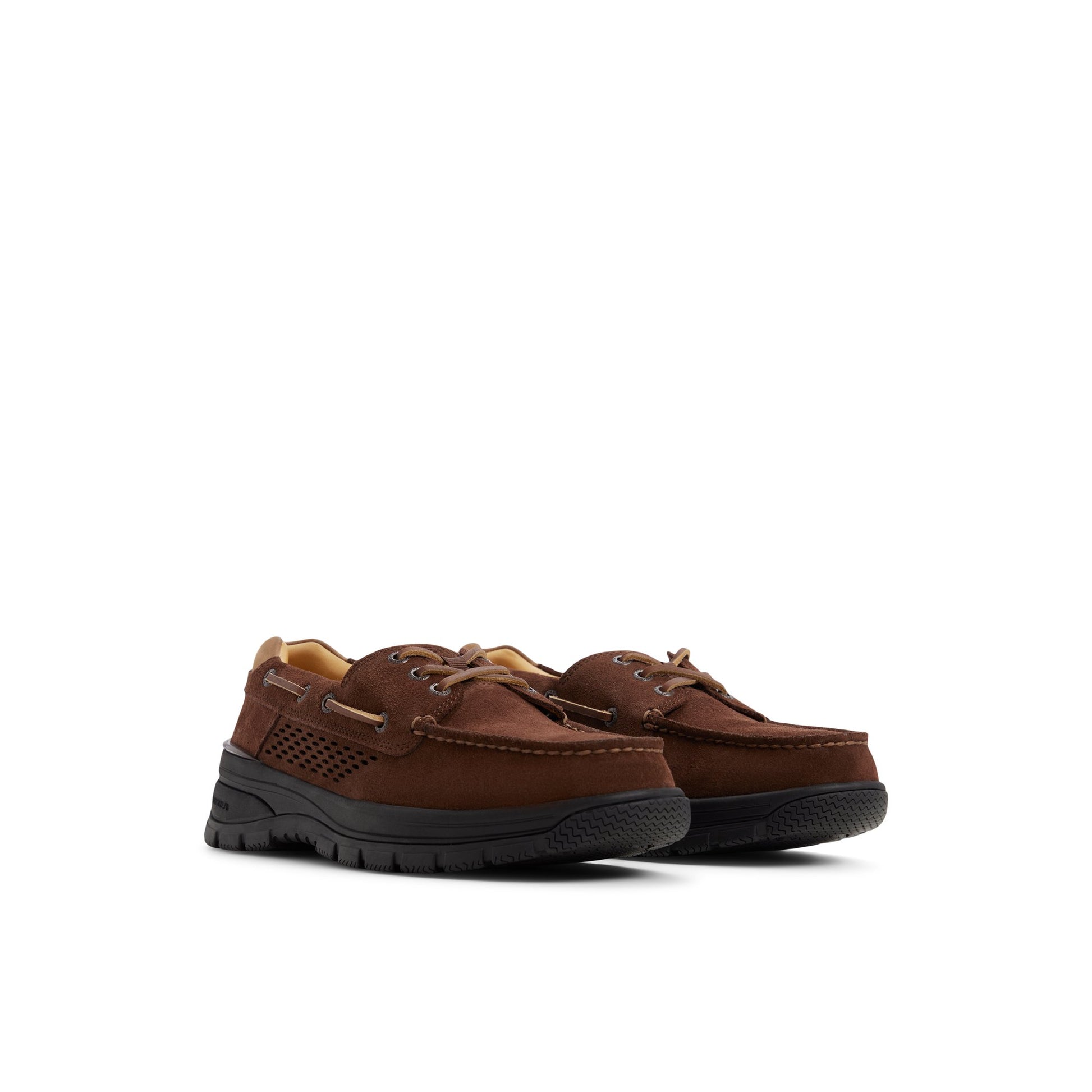 Side view of Dark brown Gold Cup™ Billfish Boat Shoe Boat Shoe