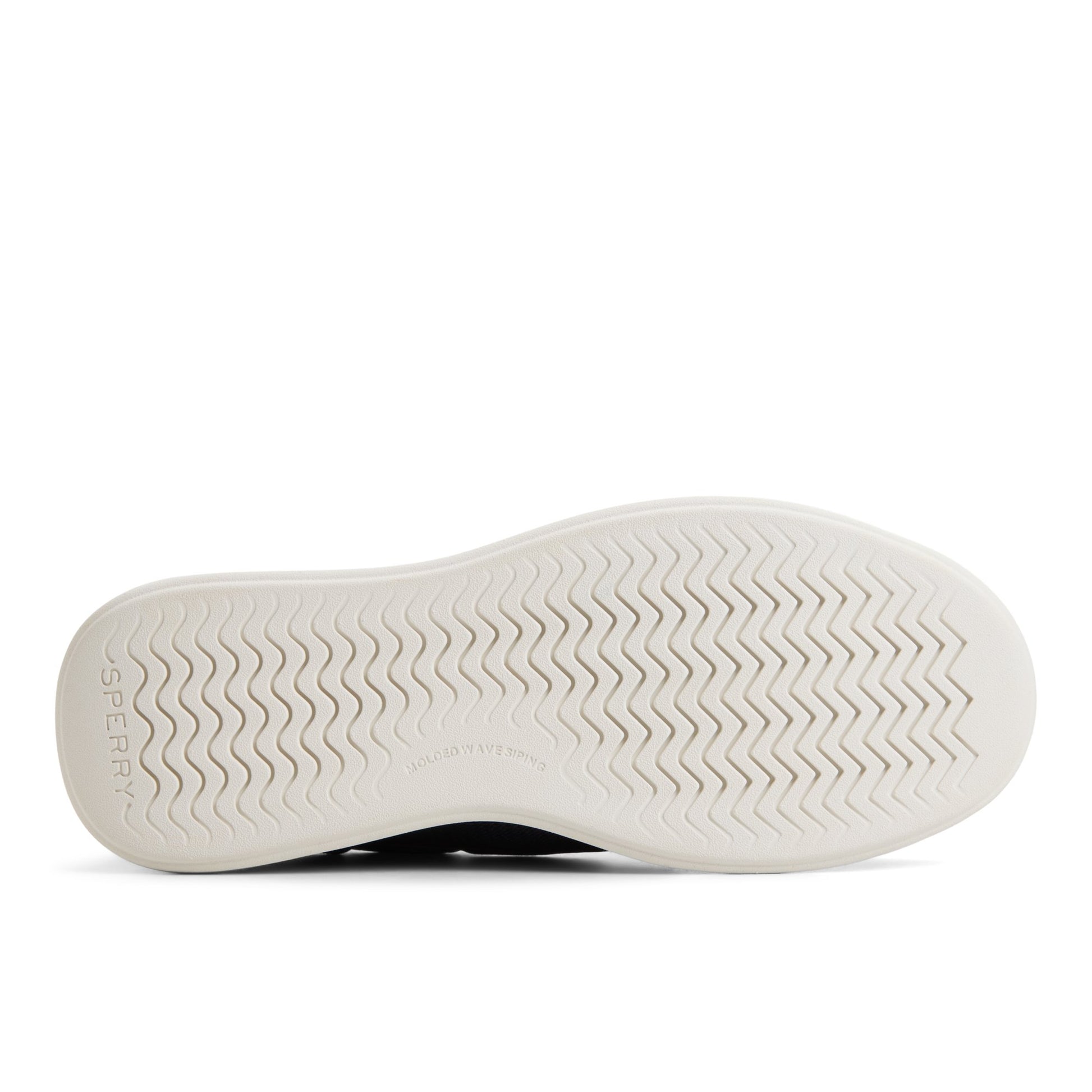 Close-up of the Navy Harpoon 3-Eye Boat Shoe Sneaker