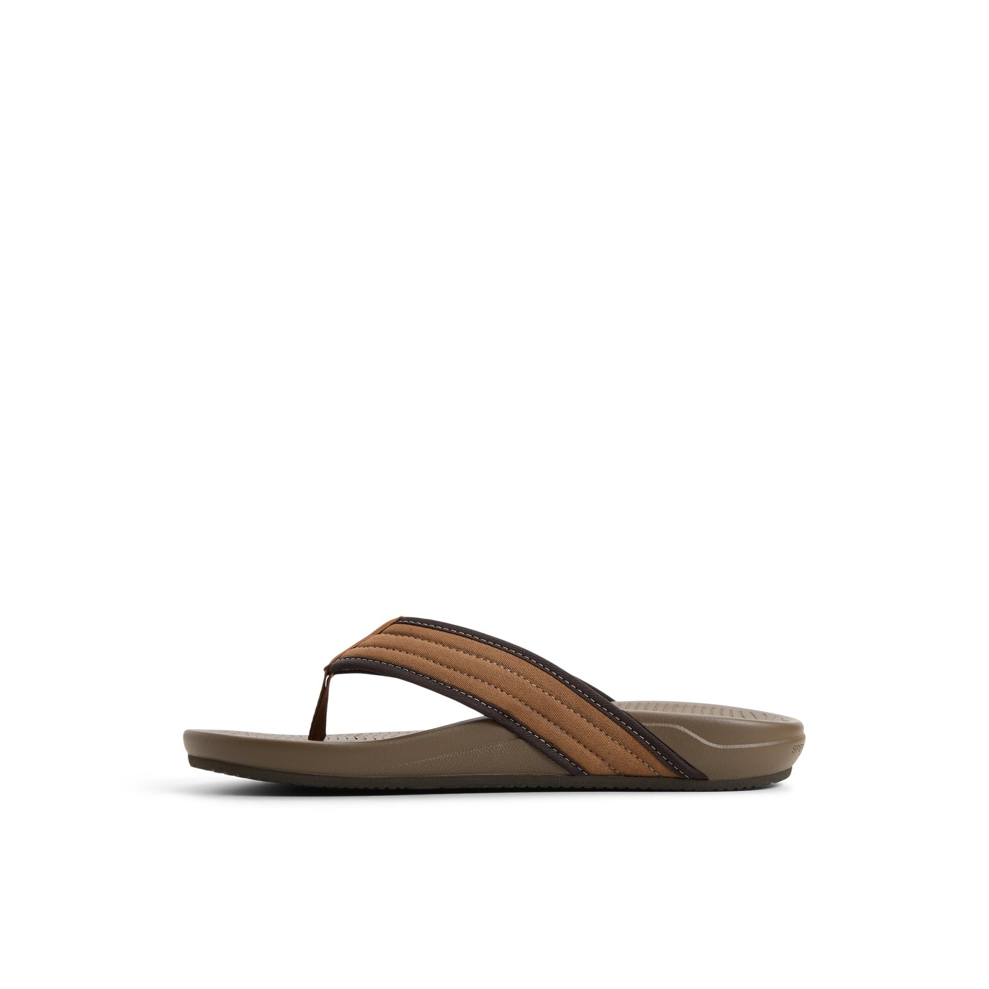 Three-quarter angle of Tan Ventura Sandal Flip Flop Thong Sandals's back side