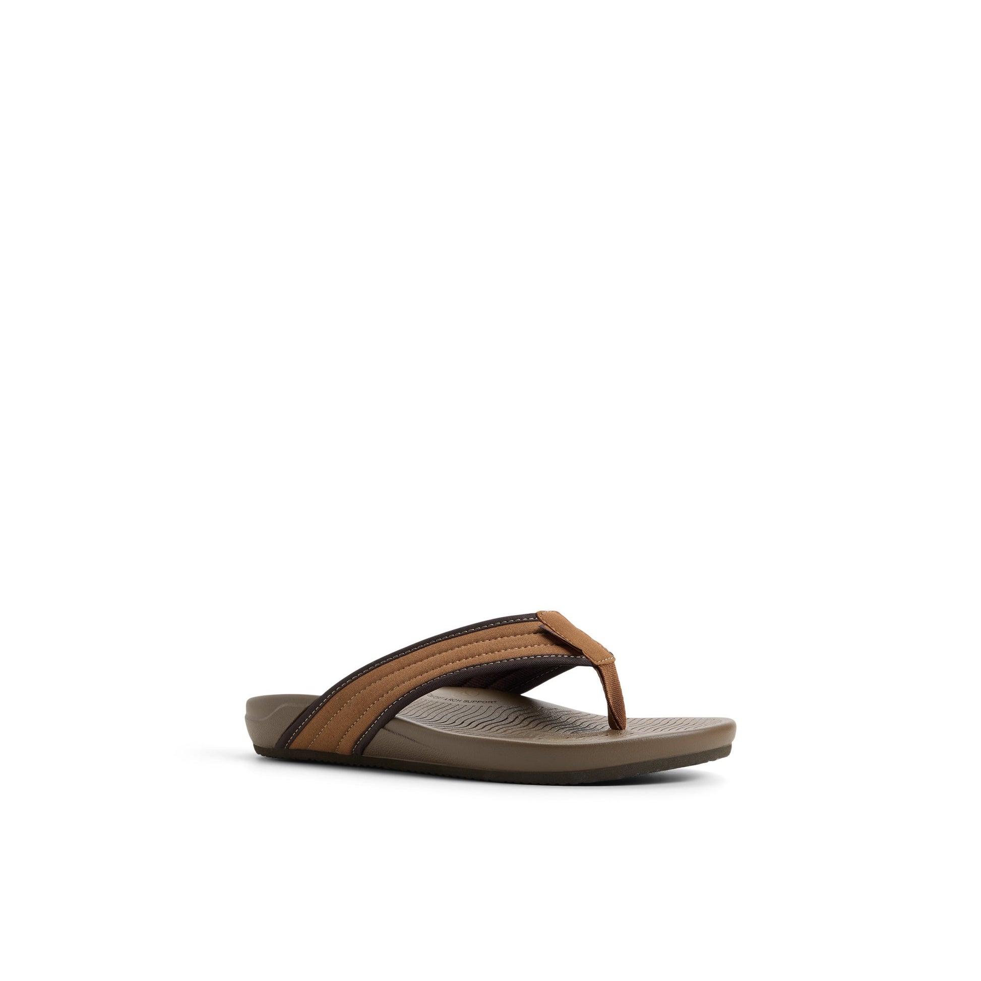 Side view of Tan Ventura Sandal Flip Flop Thong Sandals