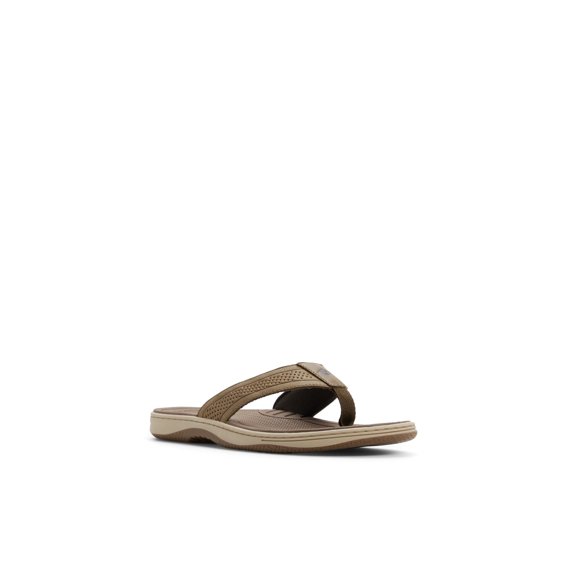 Side view of Olive Havasu Thong Sandal Flip Flop Thong Sandals