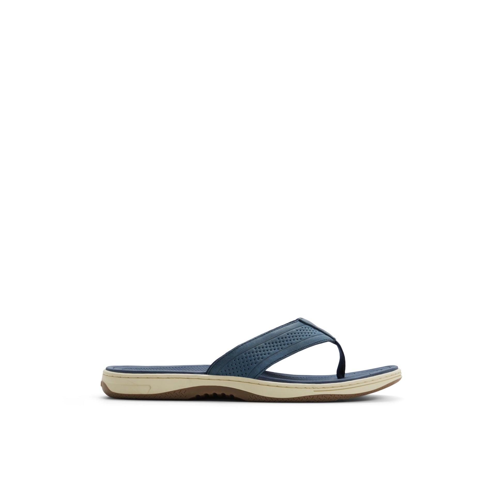 Main View of Navy Havasu Thong Sandal Flip Flop Thong Sandals for Mens