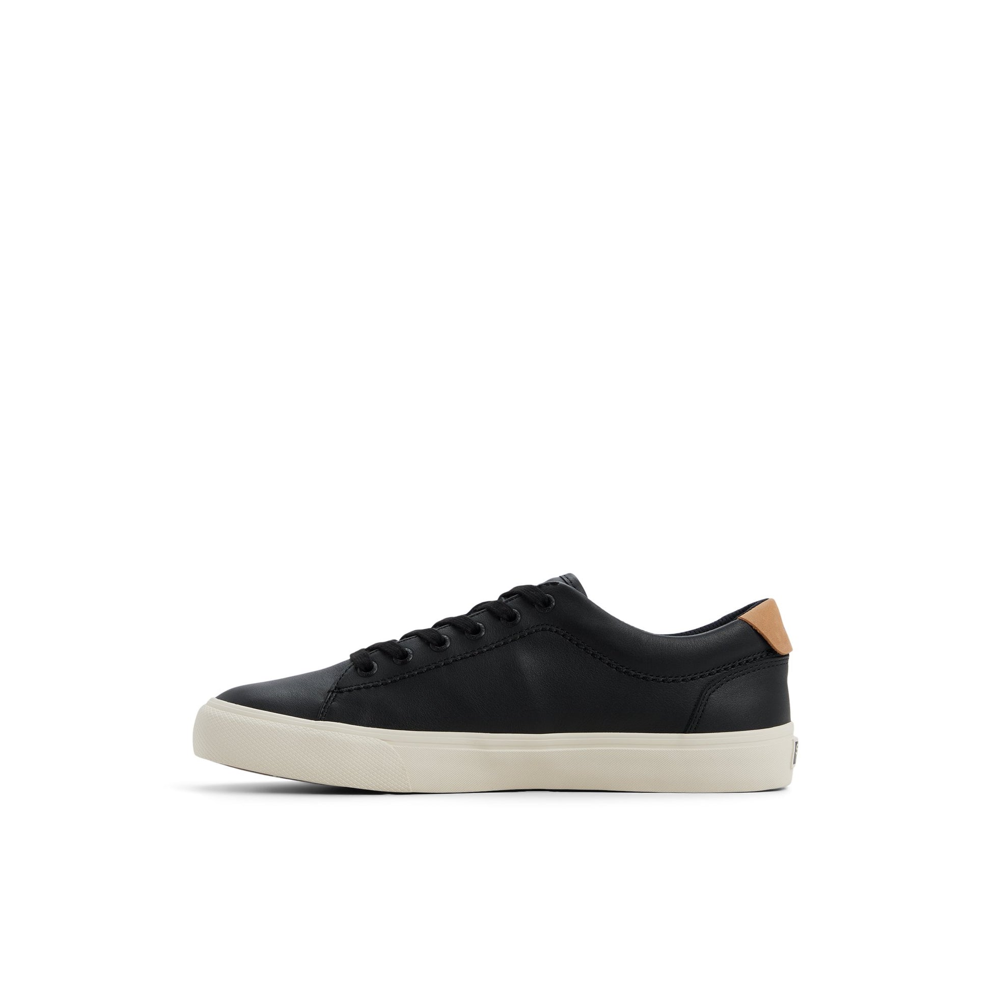 Three-quarter angle of Black Helm Lace to Toe Sneaker Sneakers's back side