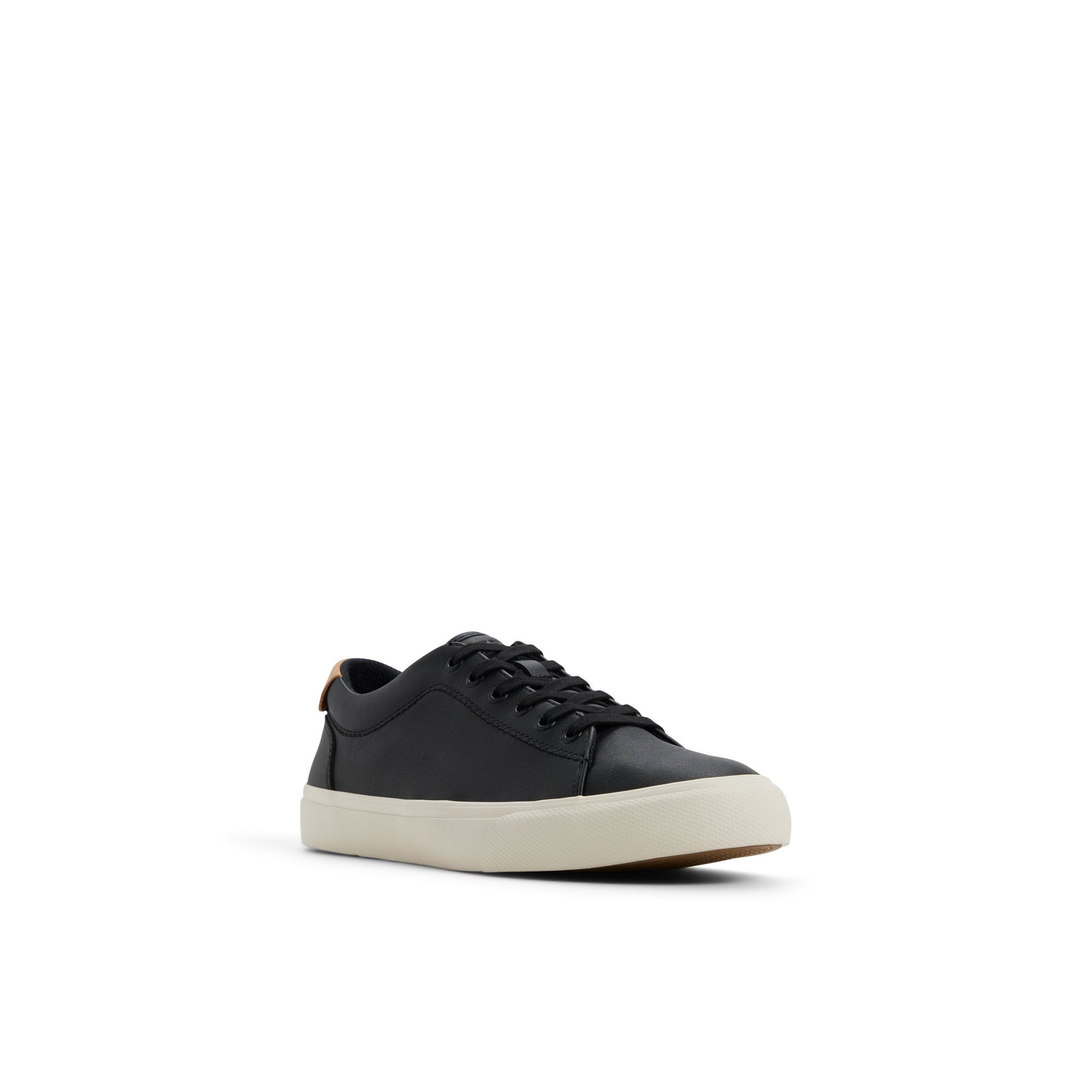 Side view of Black Helm Lace to Toe Sneaker Sneakers